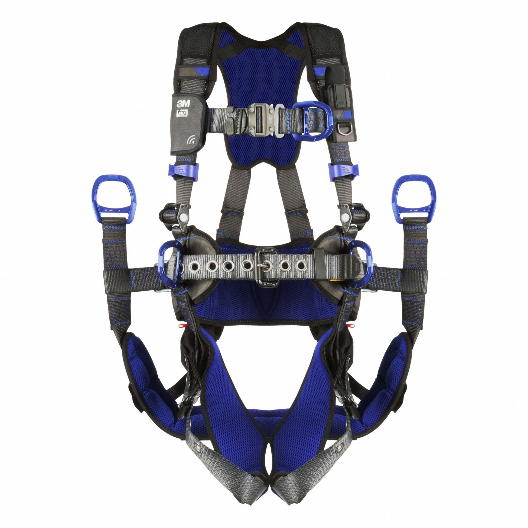 Fall Protection Harness: Vest, Quick-Connect / Quick-Connect Buckles, 2XL