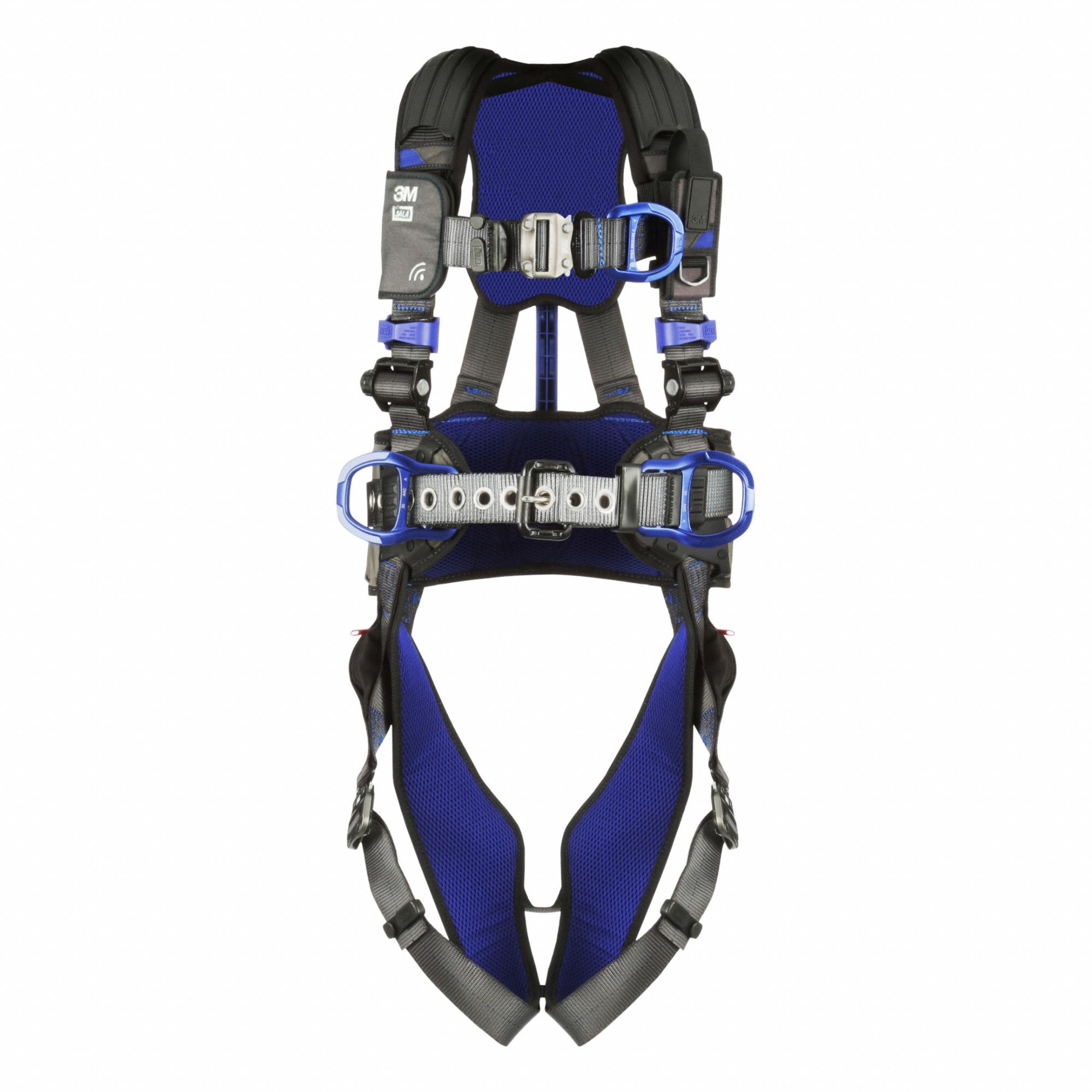 Fall Protection Harness: Vest, Quick-Connect / Quick-Connect Buckles, 2XL