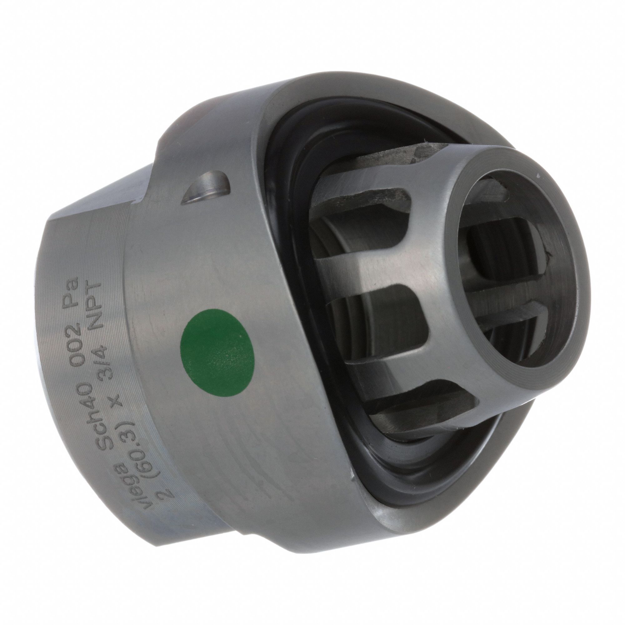 Crimp Adapter Fitting: 2 in Pipe x 3/4 in Pipe Size, Press-fit x FNPT, Carbon Steel