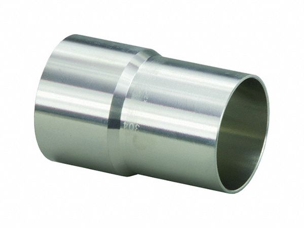 Crimp Adapter Fitting: 2 1/2 in CTS x 2 1/2 in CTS Size, Straight, FTG x FTG