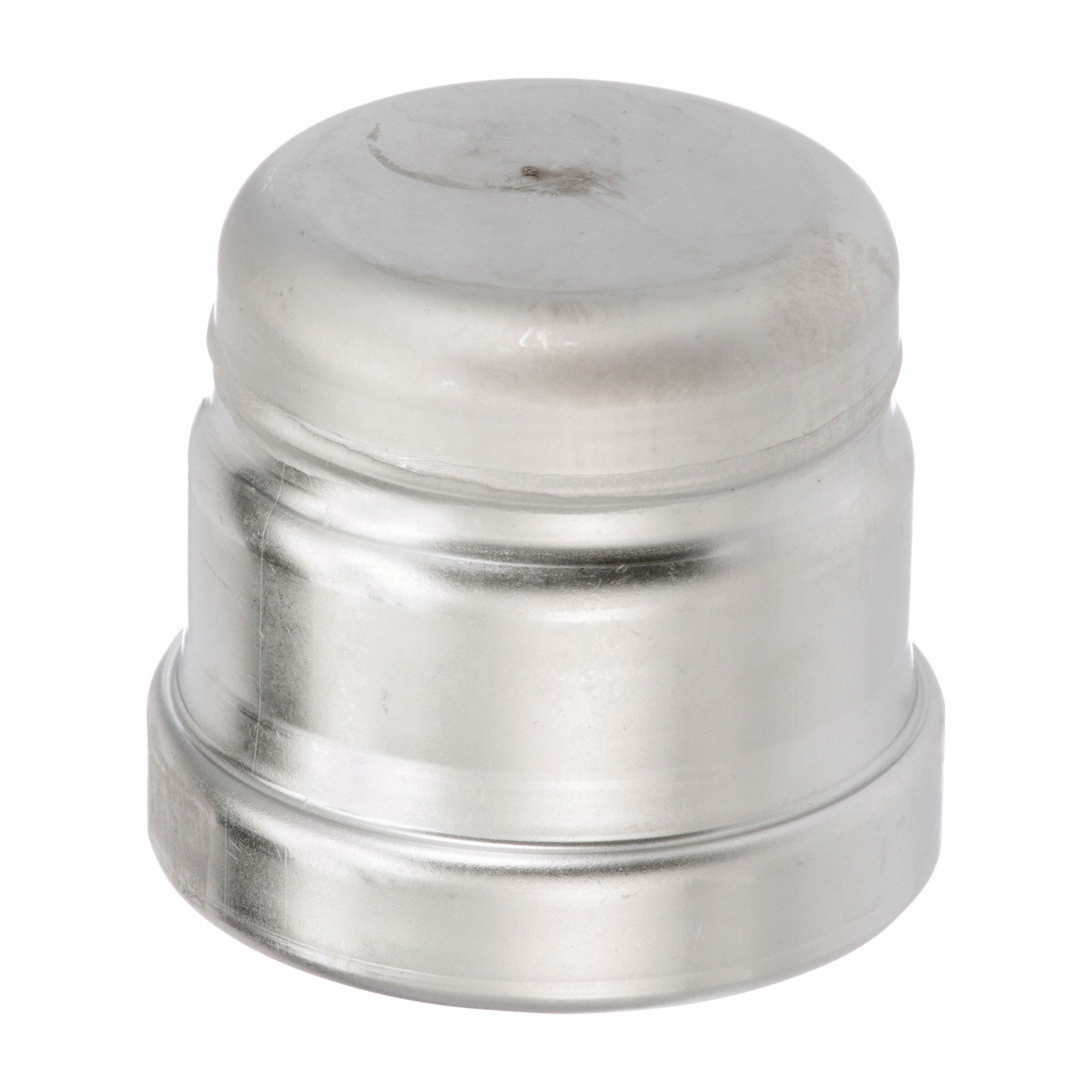 Crimp Fitting Cap: 3 in CTS Size, Press-fit, EPDM