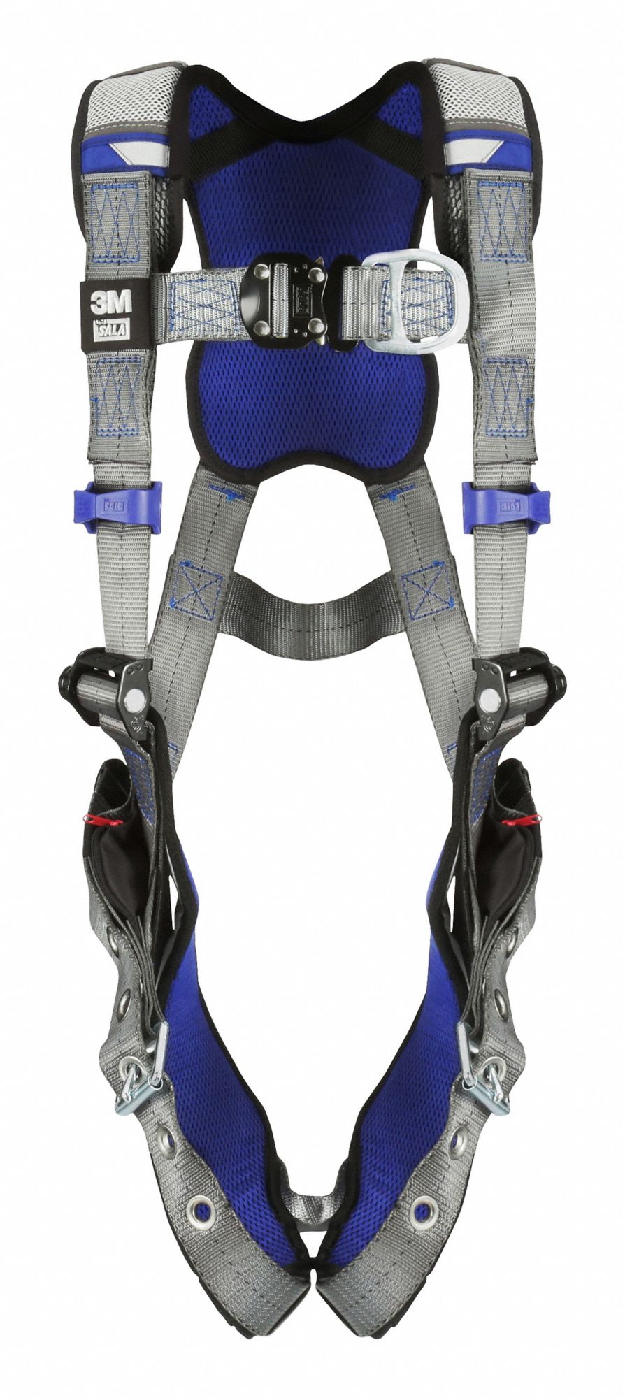 RFID COMFORT VEST CLIMBING HARNESS, L, GREY, 420 LBS, BACK D-RING