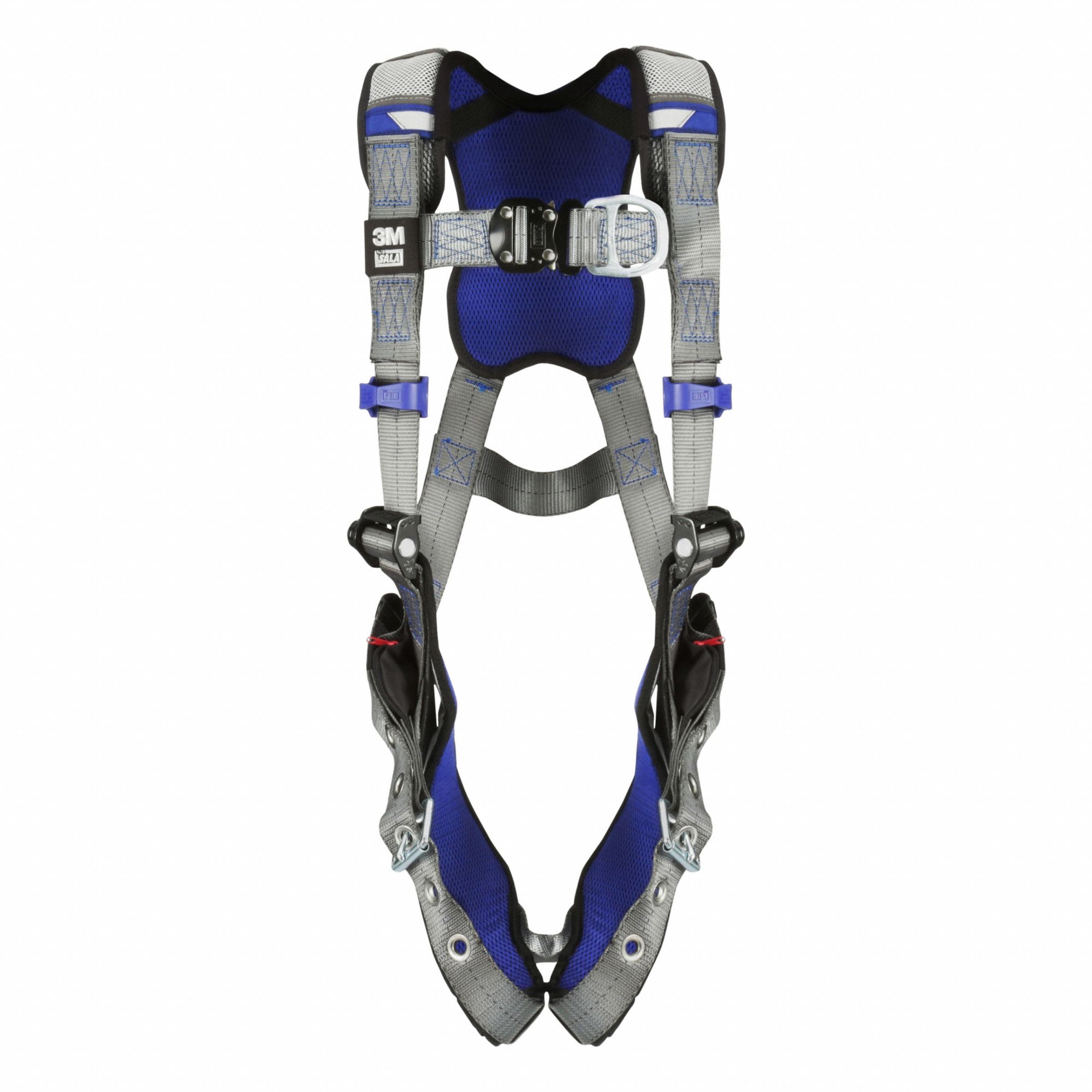 Fall Protection Harness: Climbing, Vest Harness, Mating / Tongue, Revolver, 2XL, Gray
