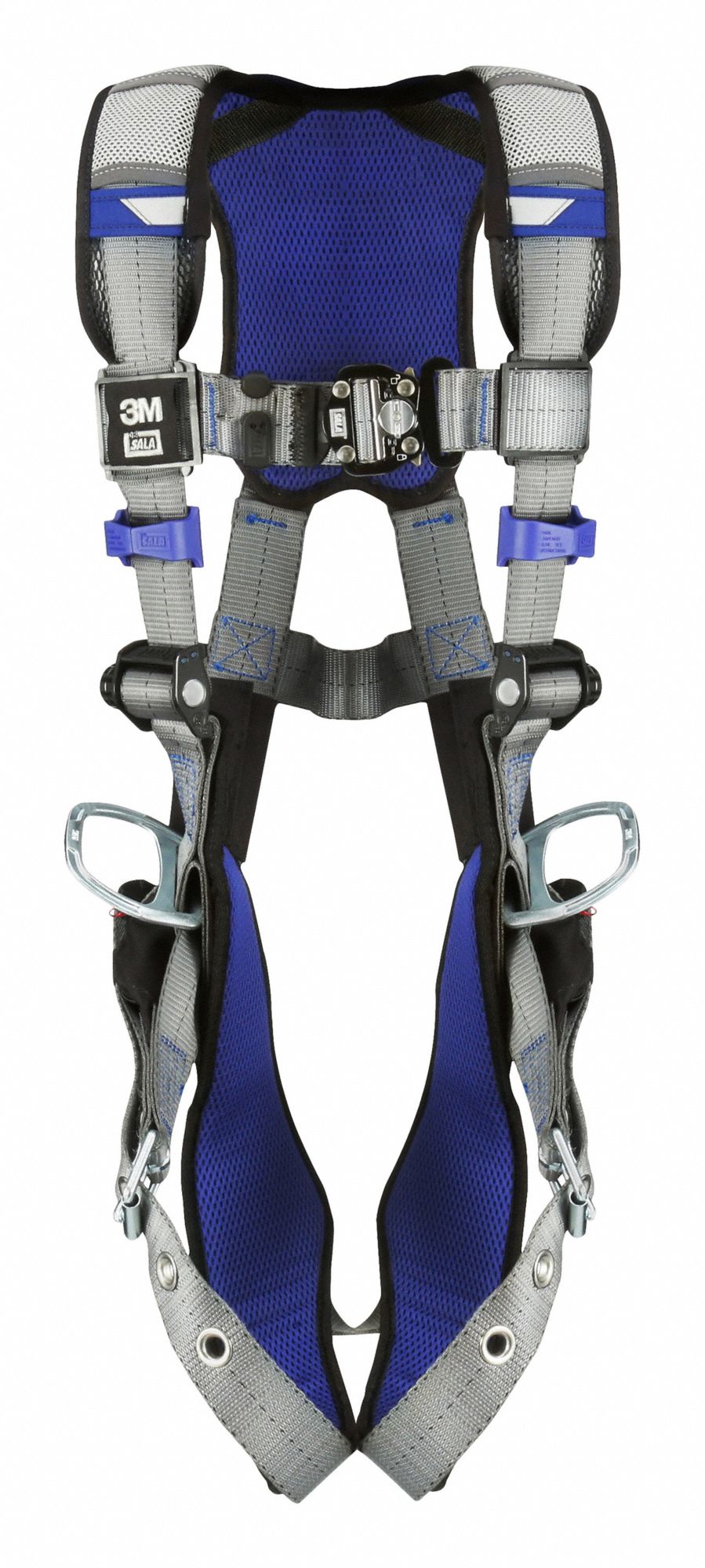 RFID COMFORT VEST POSITIONING HARNESS, S, GREY, 420 LBS, BACK AND LEG PADDING LOCATION