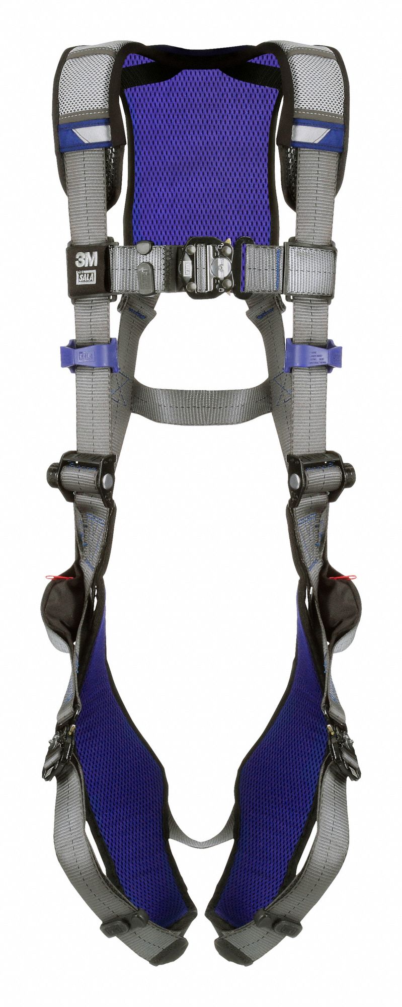 RFID COMFORT VEST HARNESS, M, GREY, BACK D-RING, BACK AND LEG PADDING LOCATION