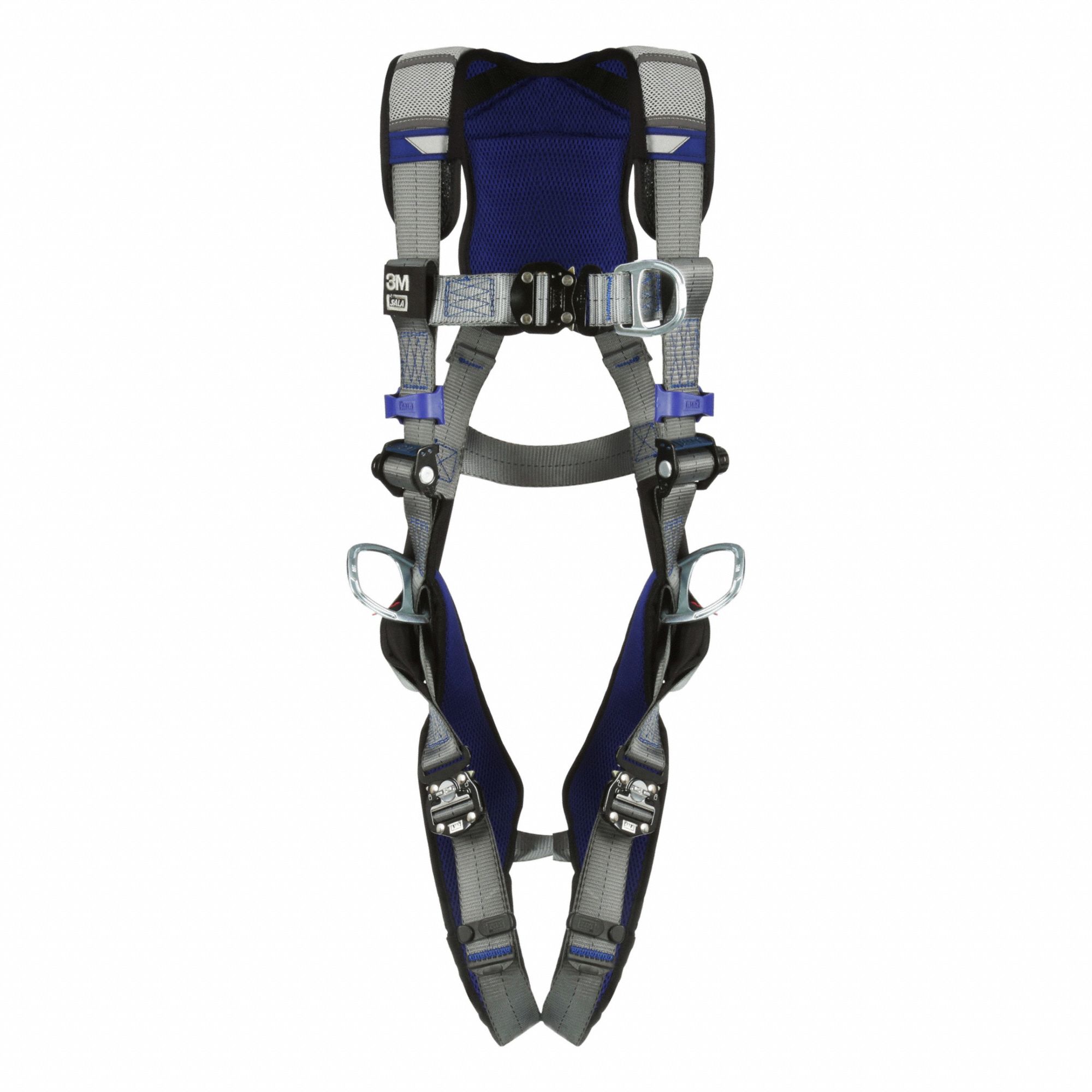 Fall Protection Harness: Vest, Quick-Connect / Quick-Connect Buckles, 2XL