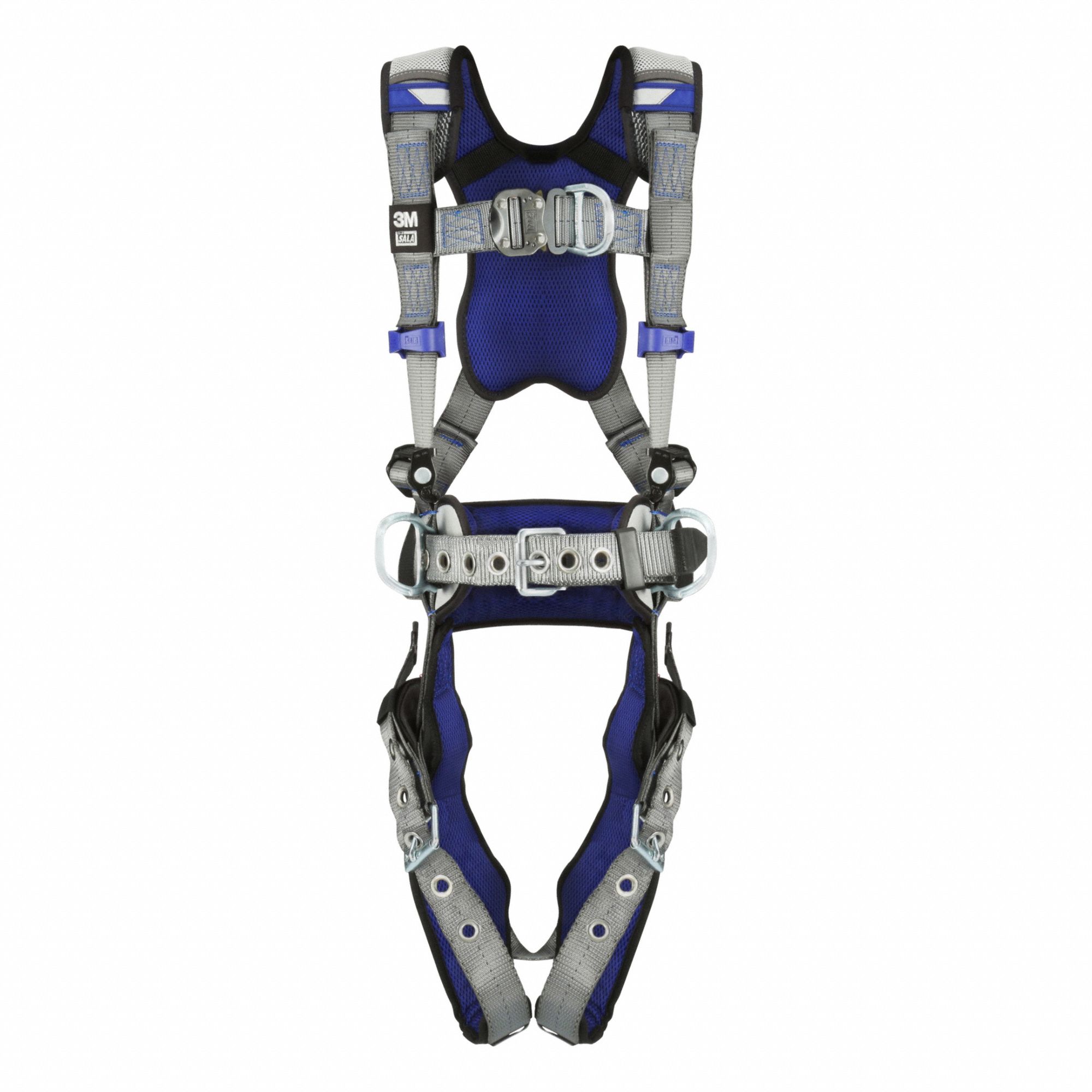Fall Protection Harness: Vest, Quick-Connect / Tongue Buckles, 2XL, 420 lb Capacity