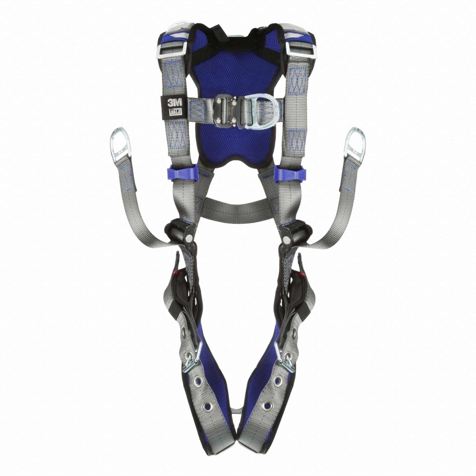 Fall Protection Harness: Vest, Quick-Connect / Tongue Buckles, 2XL, 420 lb Capacity
