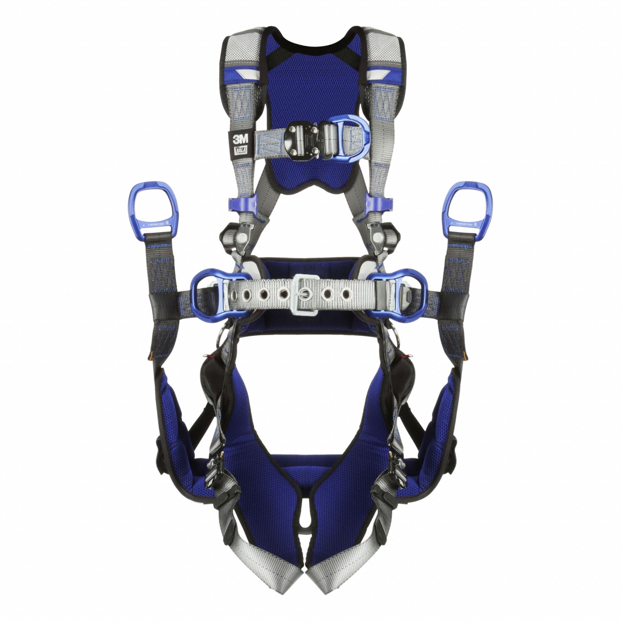 Fall Protection Harness: Vest, Quick-Connect / Quick-Connect Buckles, 2XL