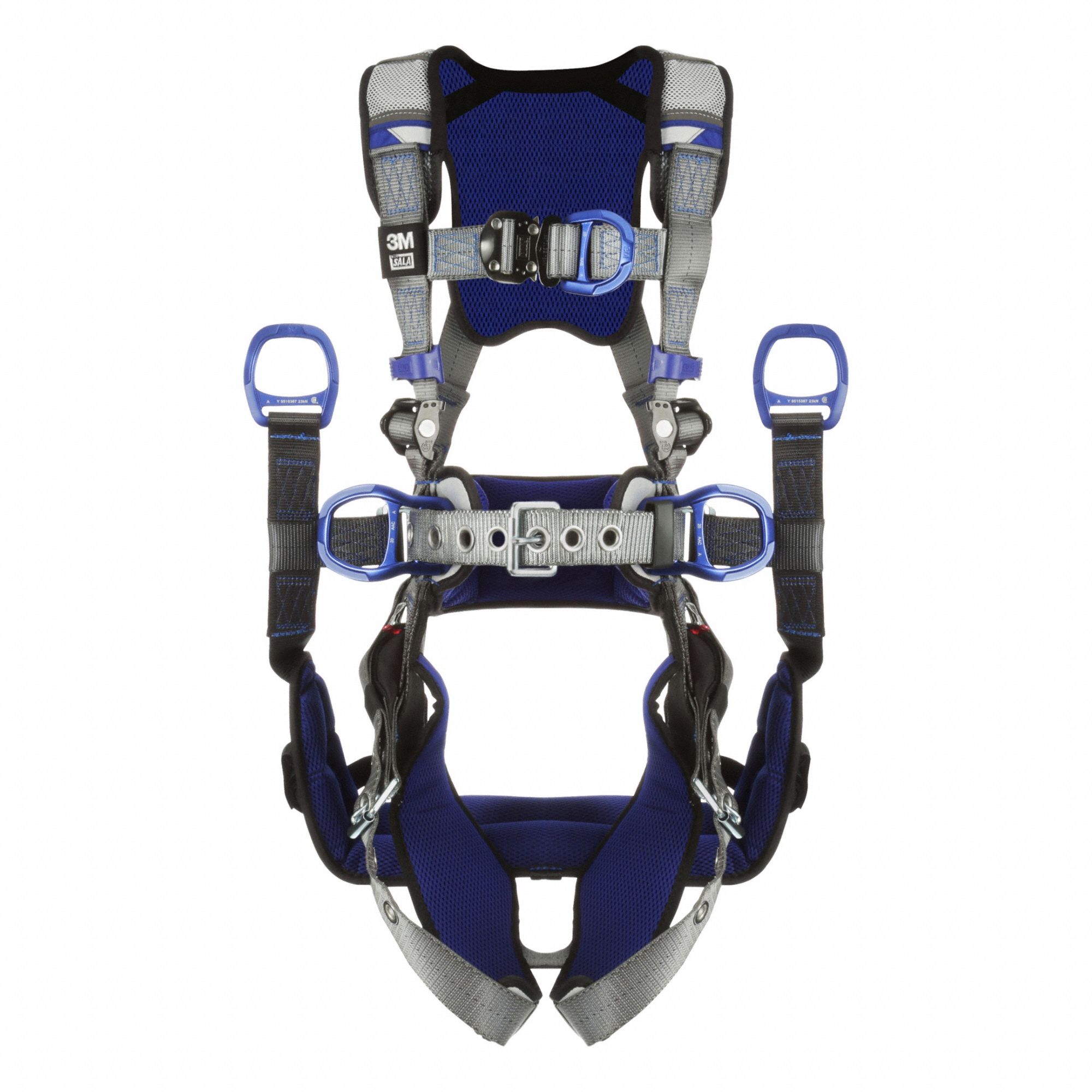 Fall Protection Harness: Vest, Quick-Connect / Tongue Buckles, 2XL, 420 lb Capacity