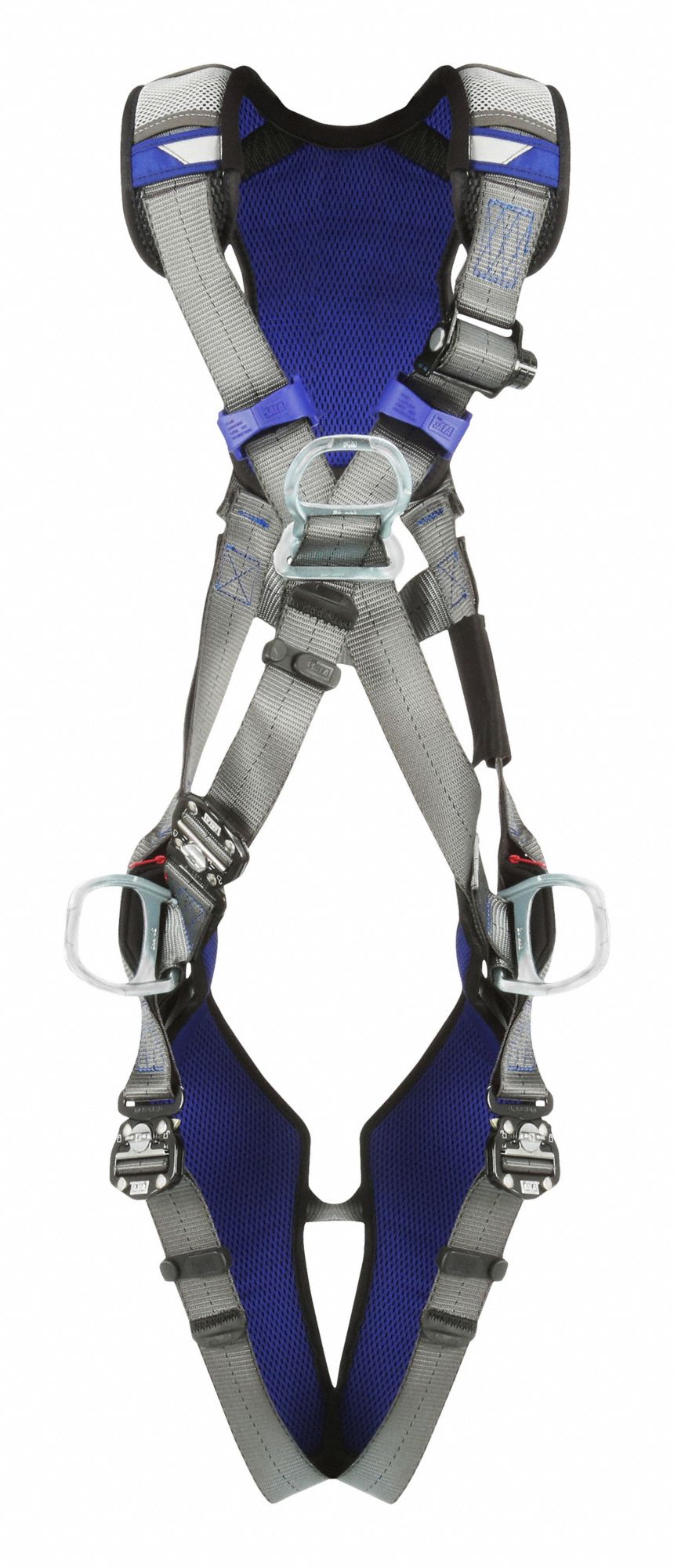 RFID HARNESS, S, 420 LBS, BACK/HIP D-RING, GREY