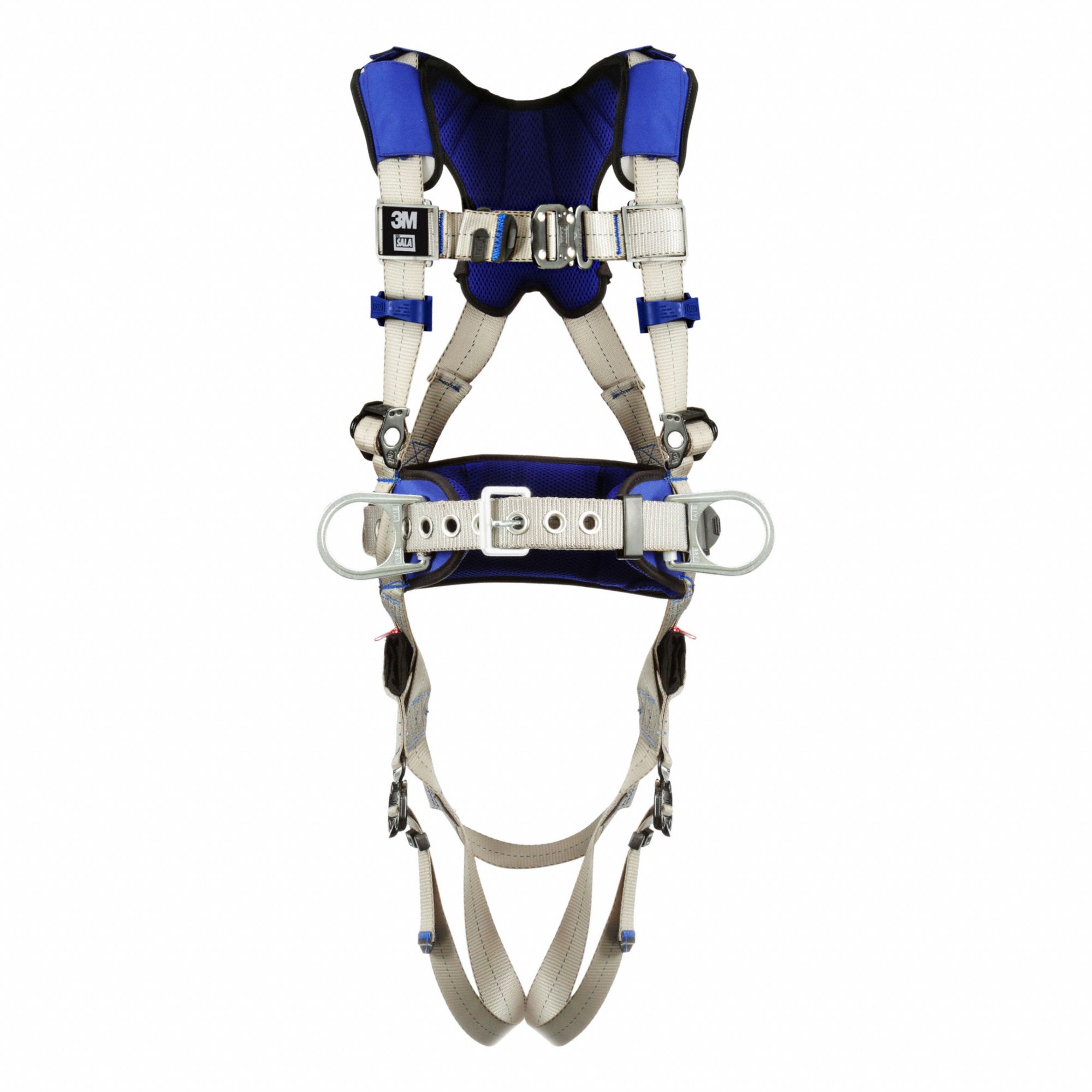 Fall Protection Harness: Positioning, Vest Harness, Quick-Connect / Quick-Connect, 2XL
