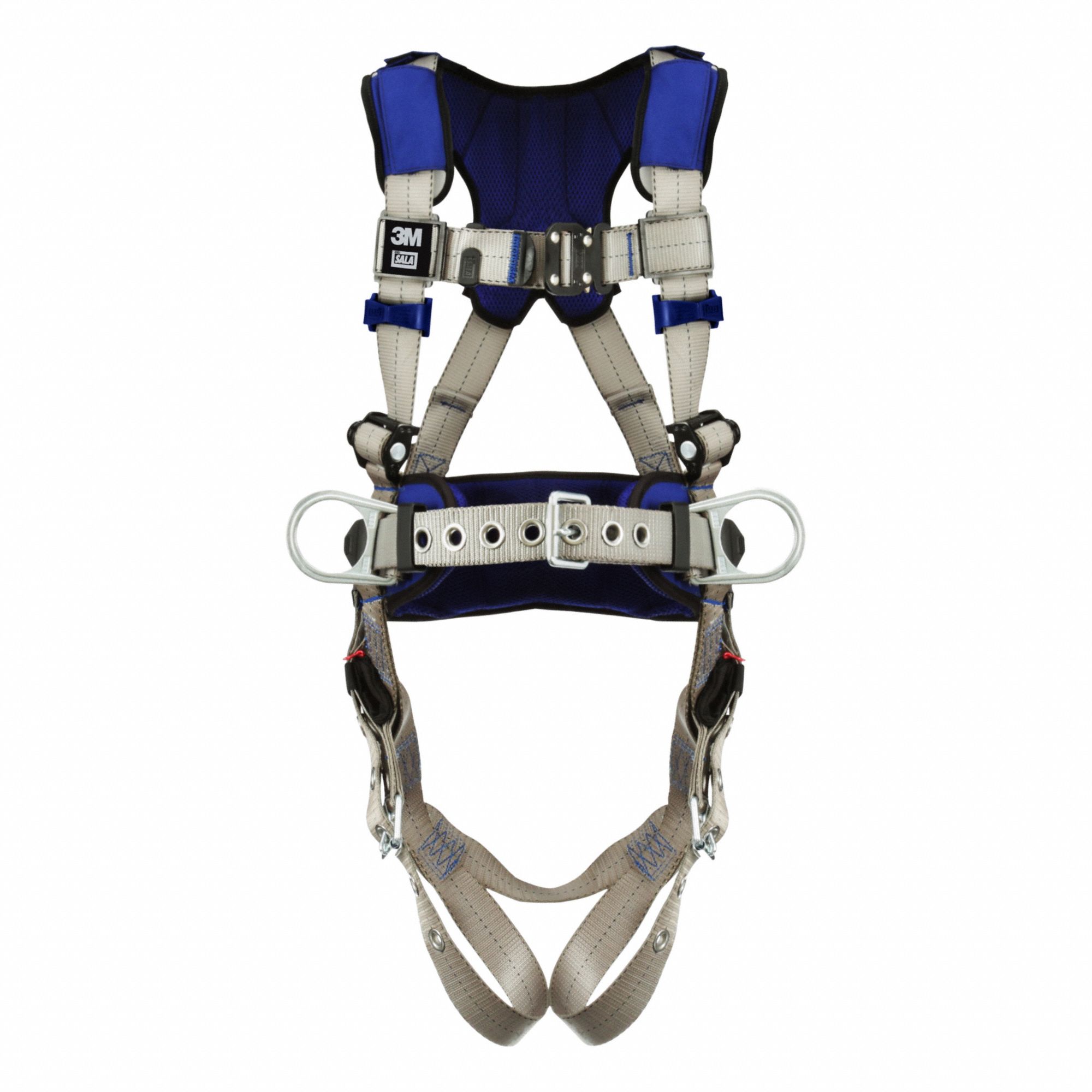 Fall Protection Harness: Gen Use/Positioning, Vest Harness, Quick-Connect / Tongue, 2XL