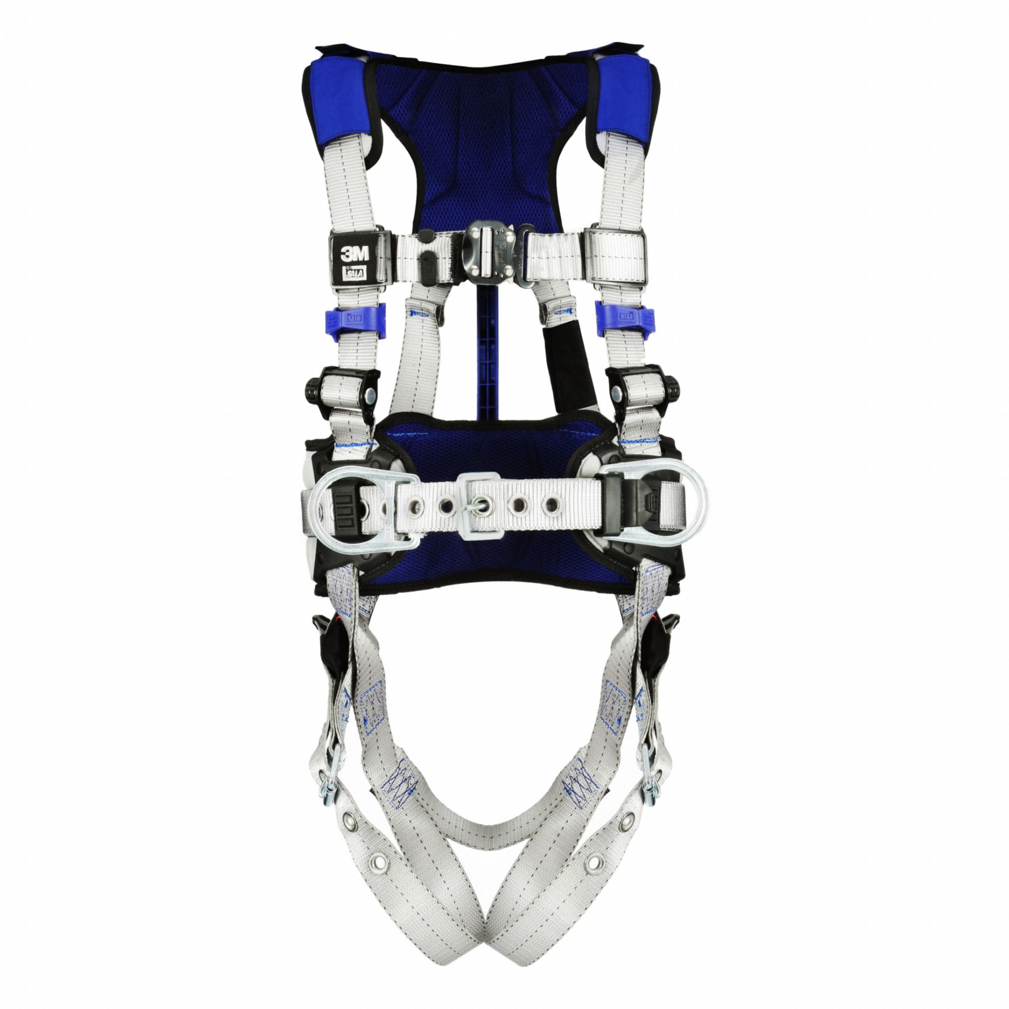 Fall Protection Harness: Gen Use/Positioning, Vest Harness, Quick-Connect / Tongue, 2XL