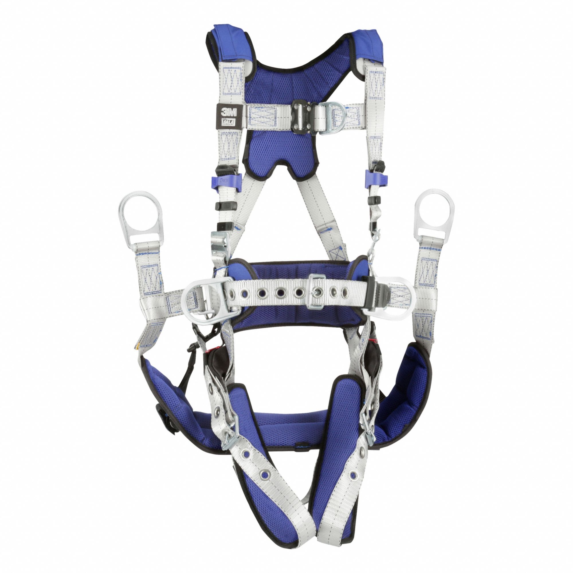 Fall Protection Harness: Vest, Quick-Connect / Tongue Buckles, 2XL, 420 lb Capacity