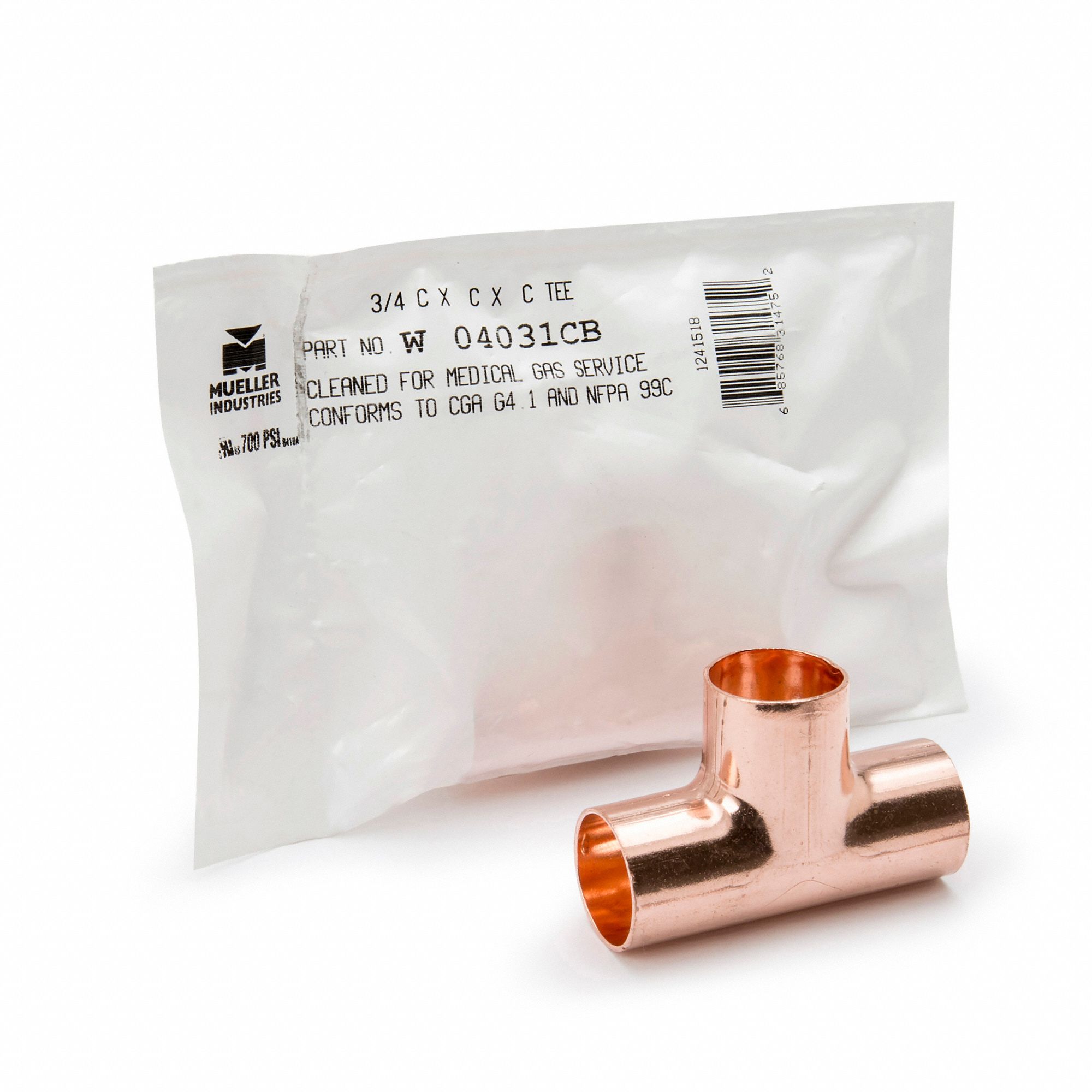 STREAMLINE Copper Pressure Fittings Clean and Bagged Cast Bronze, Cup