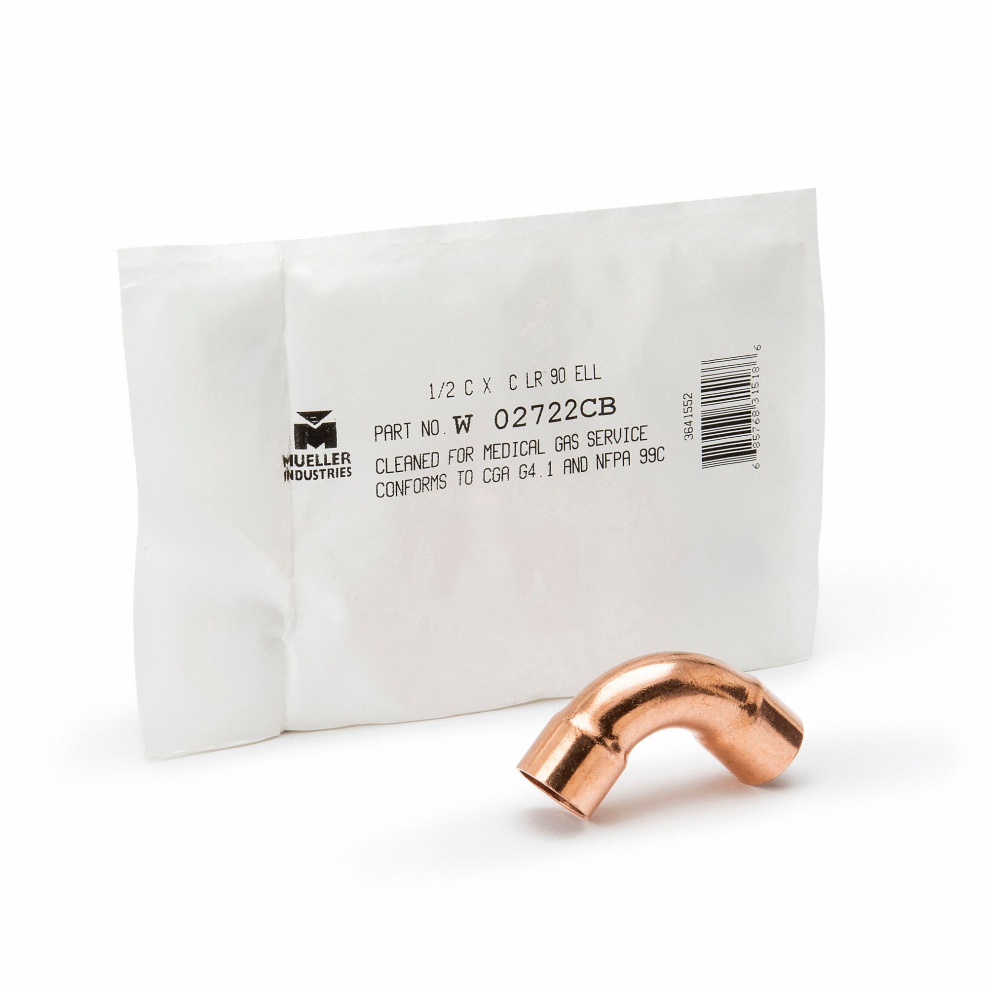 STREAMLINE Copper Pressure Fittings 788H33W 02717CB Grainger