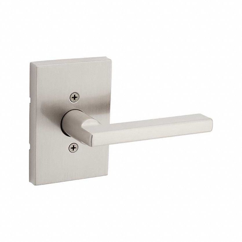 Door Lever Lockset: Dummy Lever Locksets, Nickel, ADA Compliant