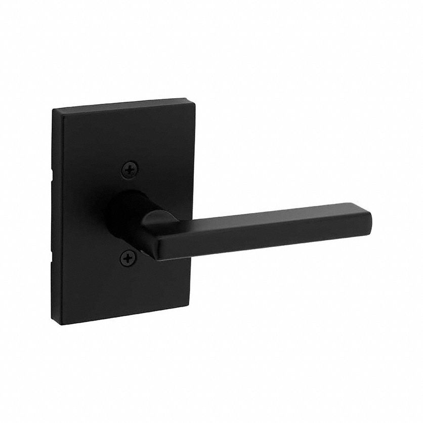 Door Lever Lockset: Dummy Lever Locksets, Black, ADA Compliant