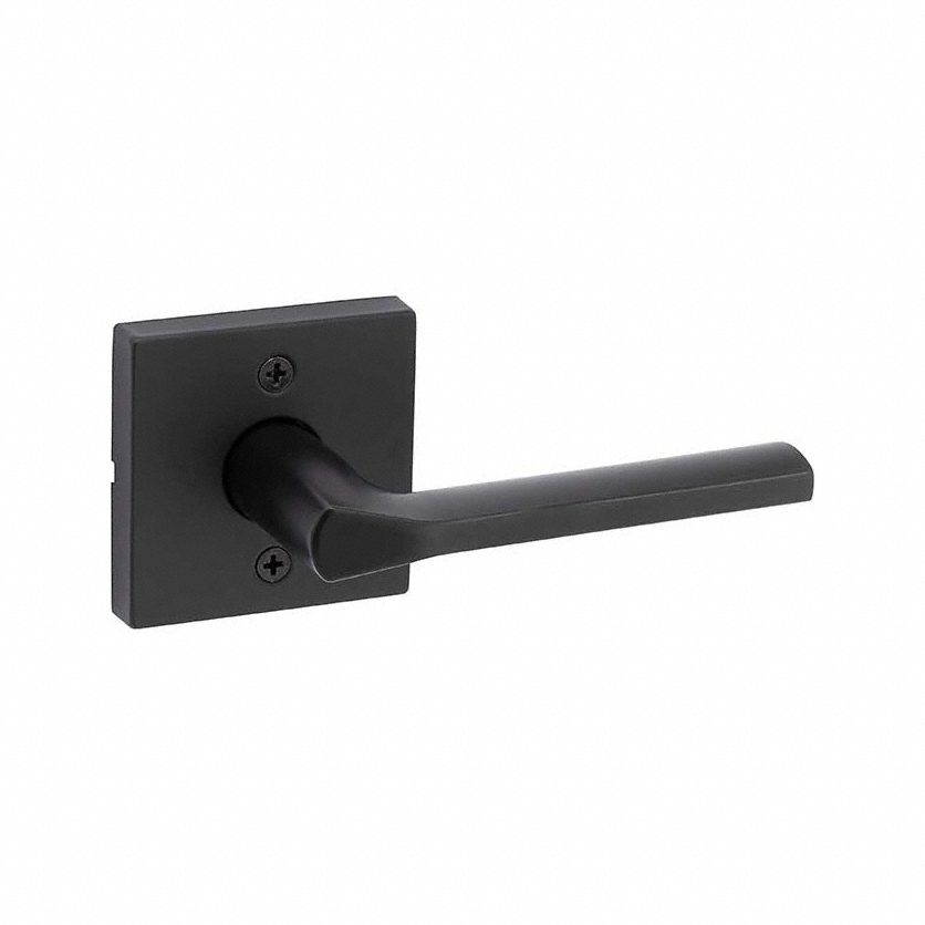 Door Lever Lockset: Dummy Lever Locksets, Black, ADA Compliant