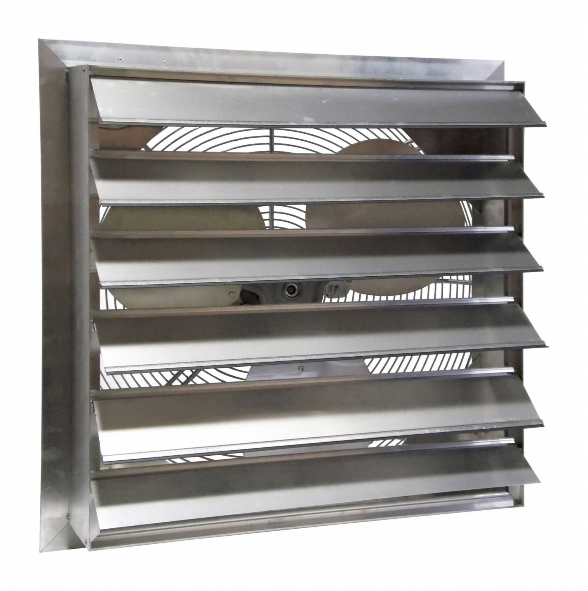 Exhaust Fan: 24 in Blade, 1 Speed, 1/3 hp, Totally Enclosed Air Over, 5, 500 cfm, 230/460V AC, 3 ph