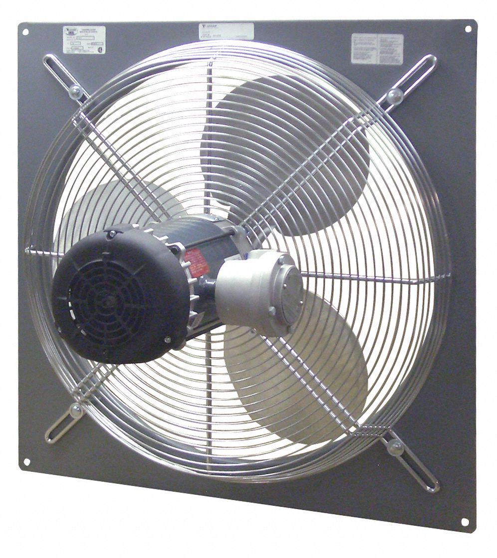 PANEL FAN, DIRECT DRIVE, 24 IN BLADE, ⅓ HP, 5,520 CFM, 230/460V AC, 3 PH, TOTALLY ENCLOSED