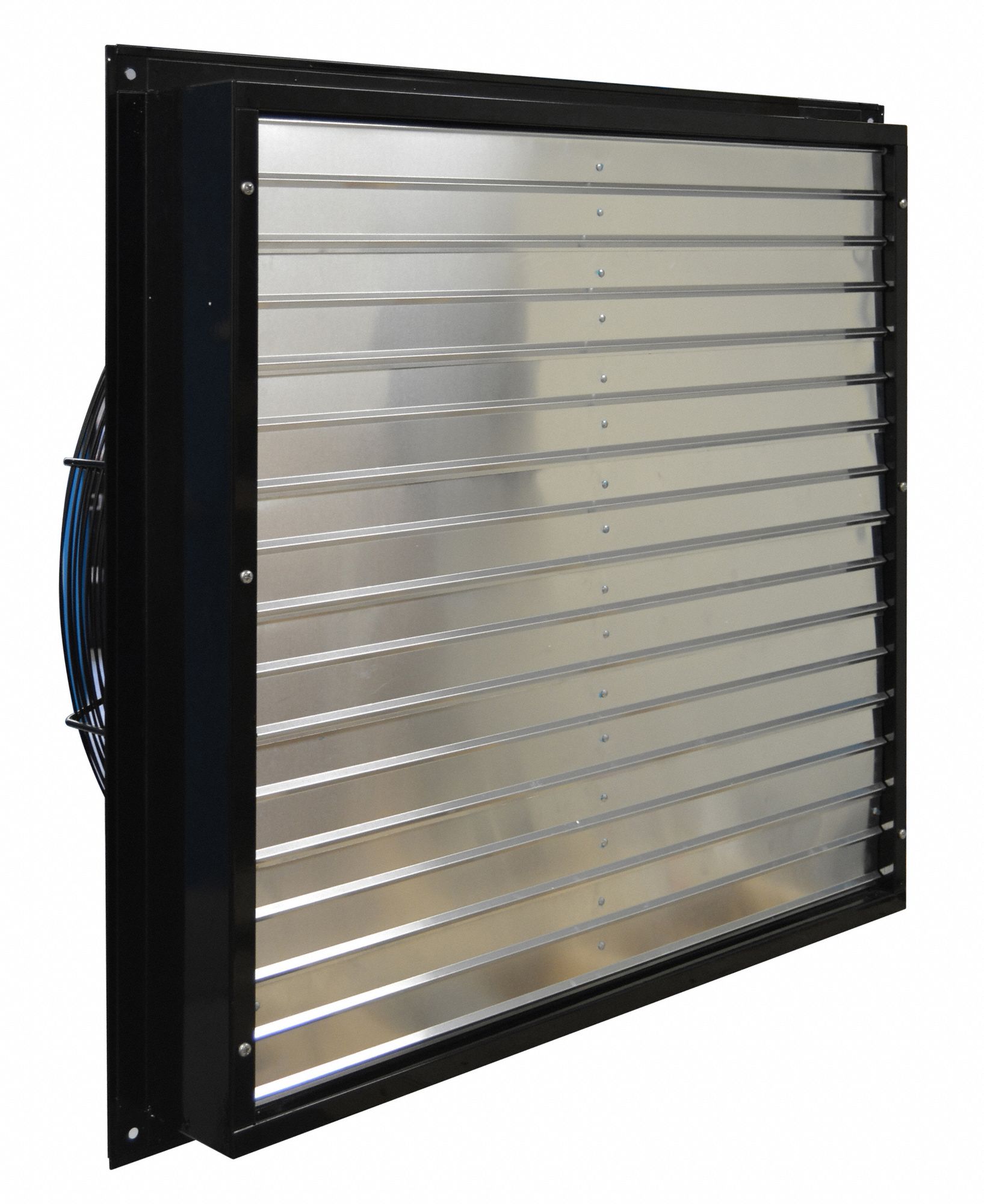 EXHAUST SHUTTER FAN, 36 IN BLADE, 1 SPEED, 1 HP, TOTALLY ENCLOSED AIR OVER, 10,500 CFM, 115V AC
