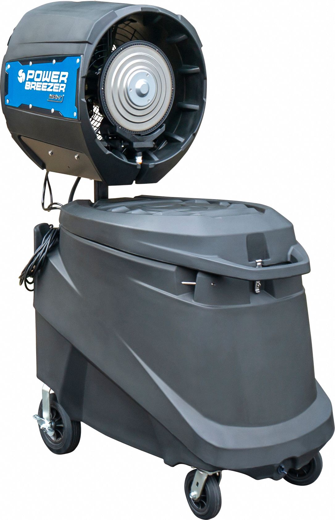 POWER BREEZER, 23 in Blade Dia, 85 gal Water Capacity, High Velocity