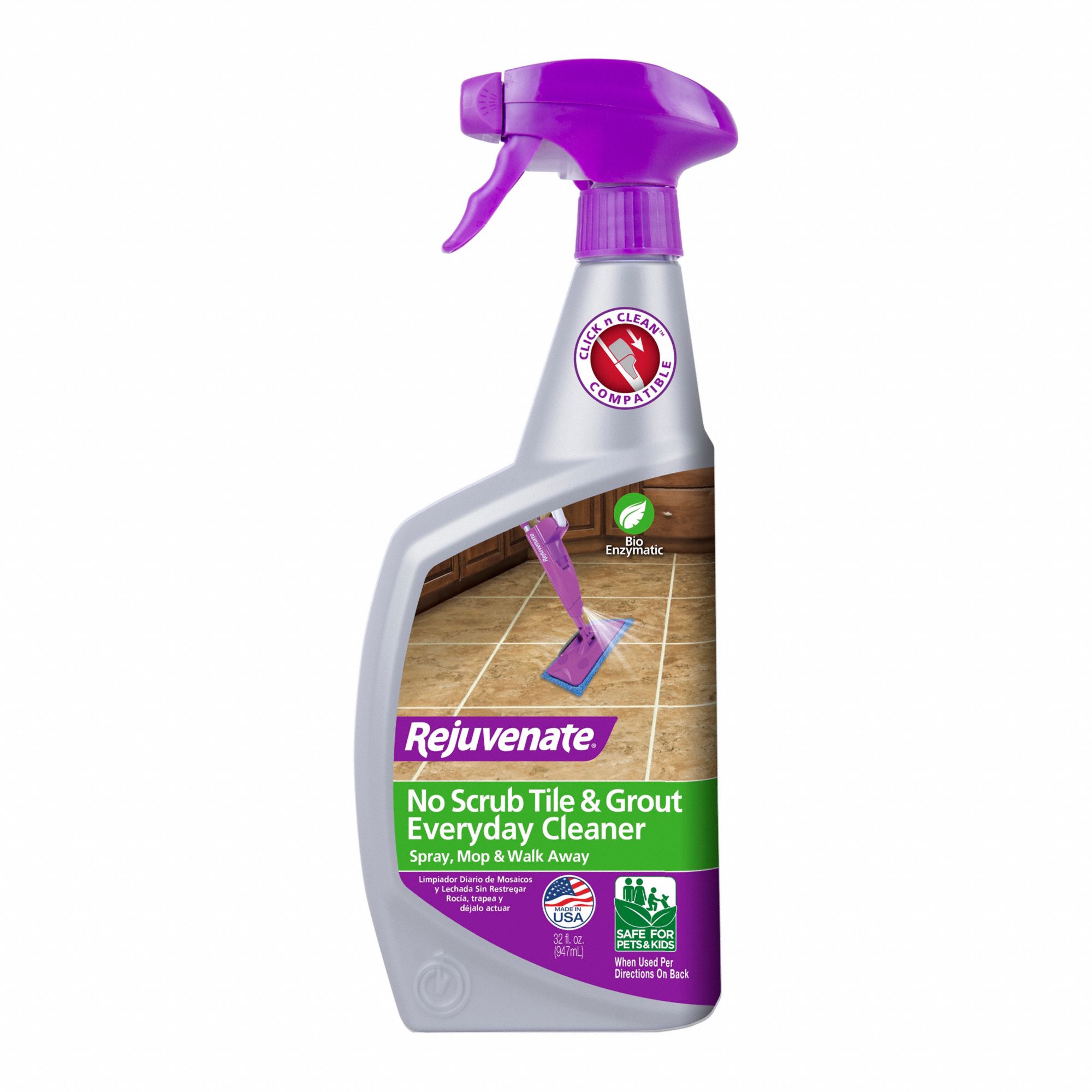 REJUVENATE, Trigger Spray Bottle, 32 oz Container Size, Tile and Grout