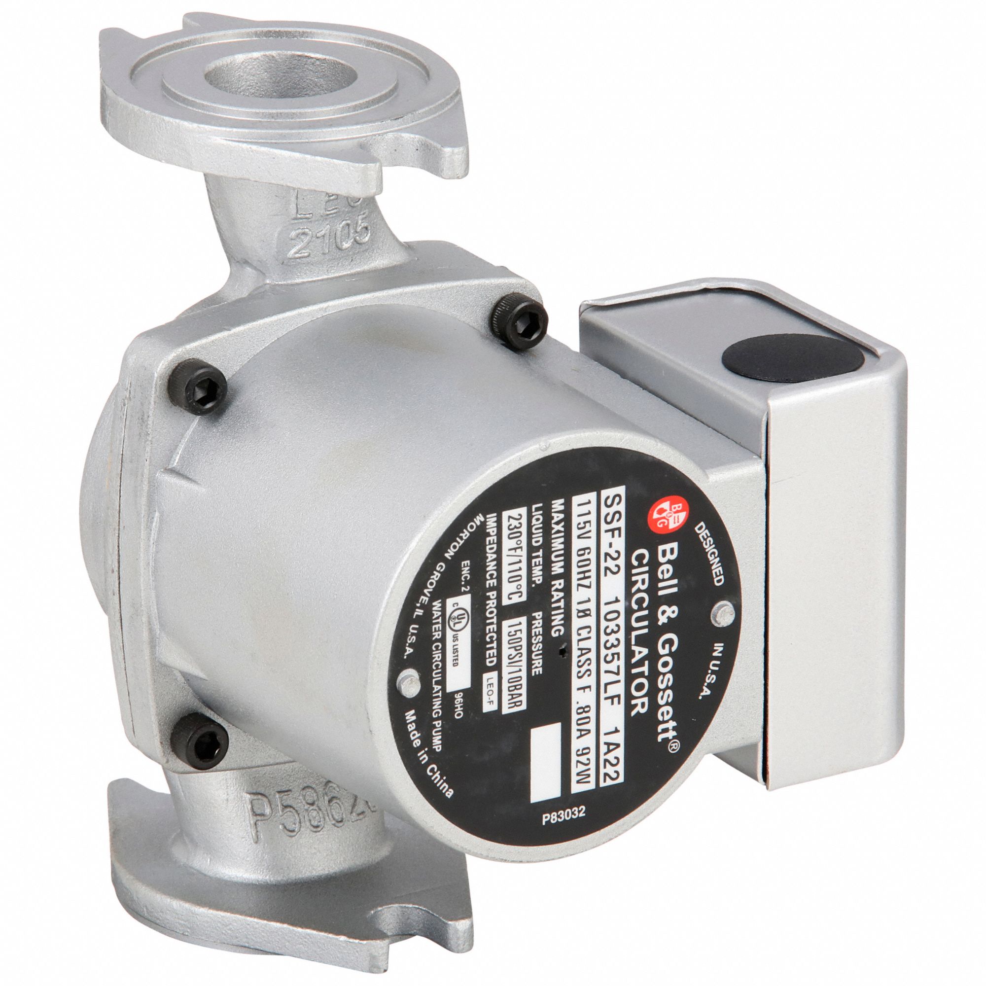 Std, Bell & Gossett, Flanged, Potable Water Circulating Pump - 788NP4 ...