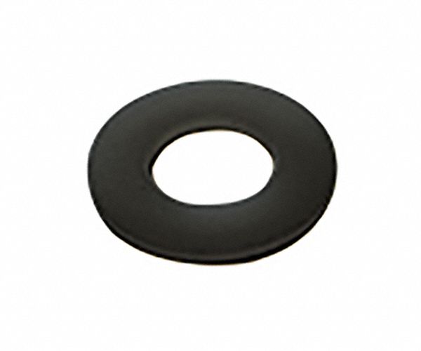 Thrust Washer: 1 1/2 in Bore, PEEK, 3 in OD, 0.125 in Thick, -40°F to 500°F, Black
