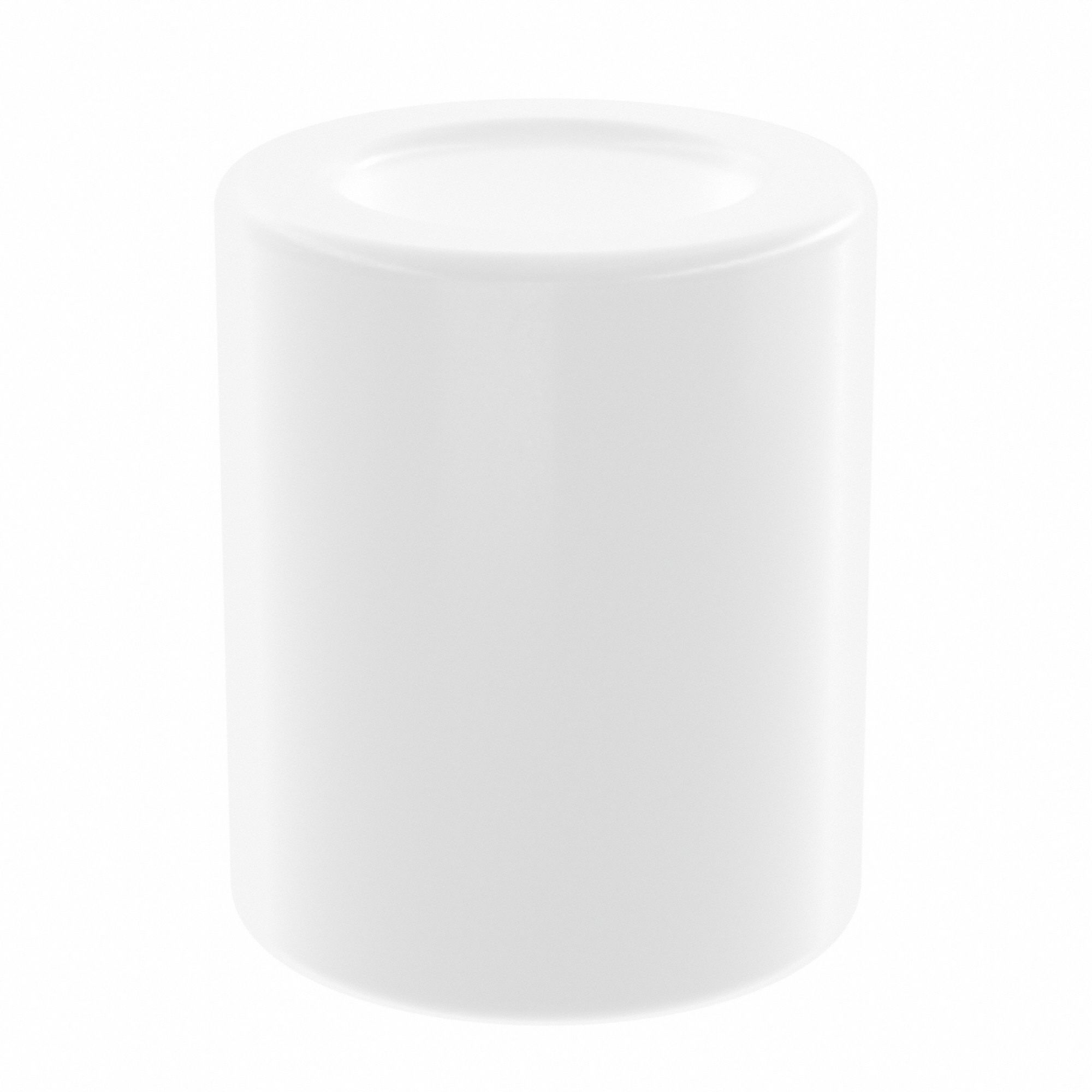 Sleeve Bearing: Glass-Filled PTFE, 3/16 in Bore, 5/16 in OD, 3/8 in Overall Lg, White