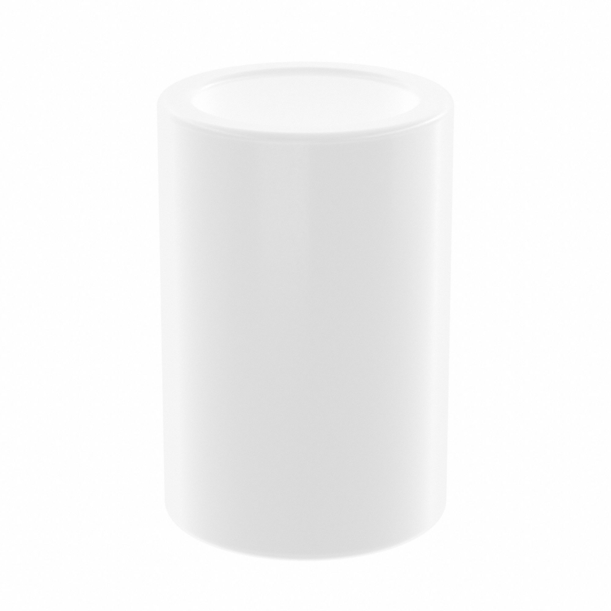 Sleeve Bearing: Glass-Filled PTFE, 3/8 in Bore, 1/2 in OD, 3/4 in Overall Lg, White, 5 PK