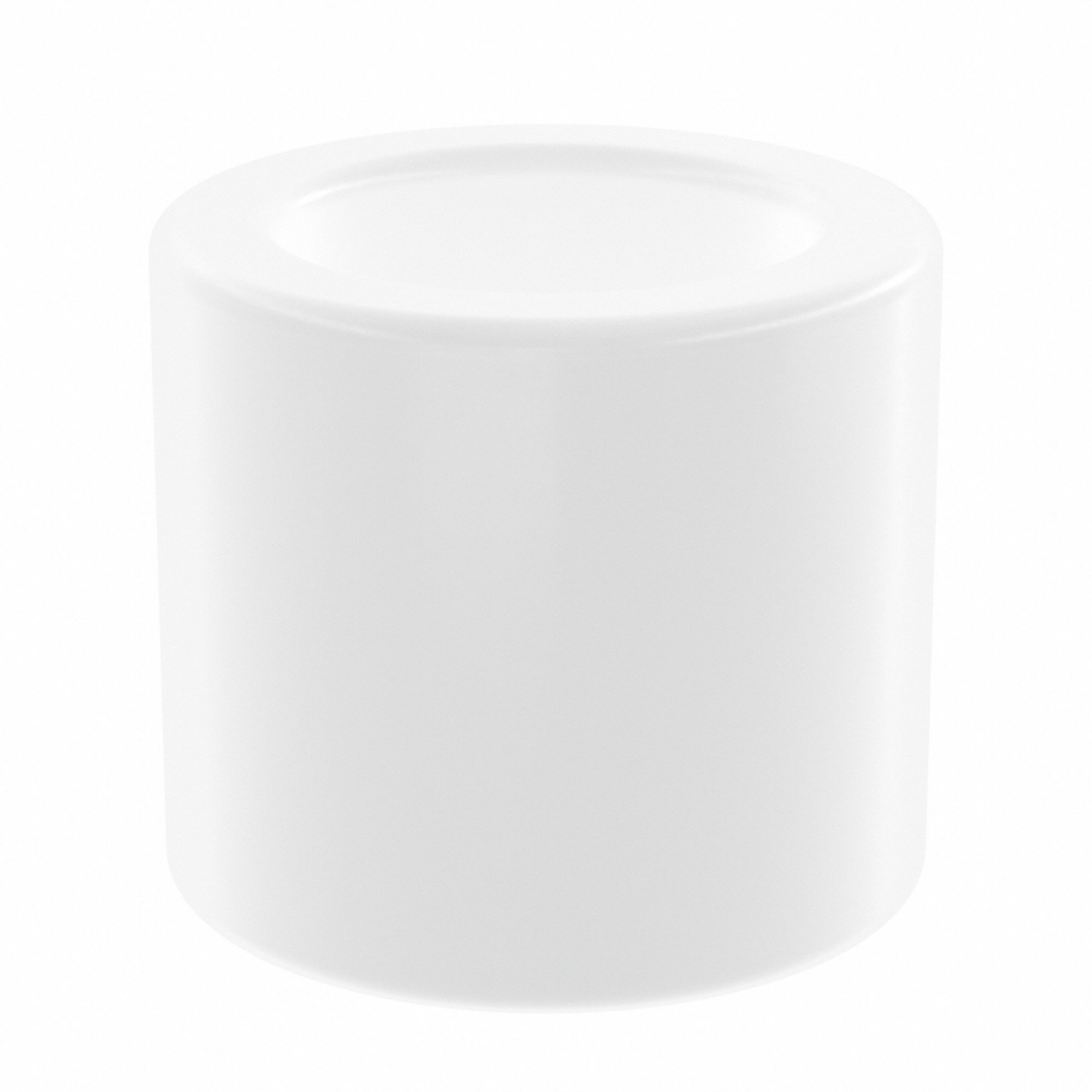 Sleeve Bearing: Glass-Filled PTFE, 3/8 in Bore, 9/16 in OD, 1/2 in Overall Lg, White, 5 PK