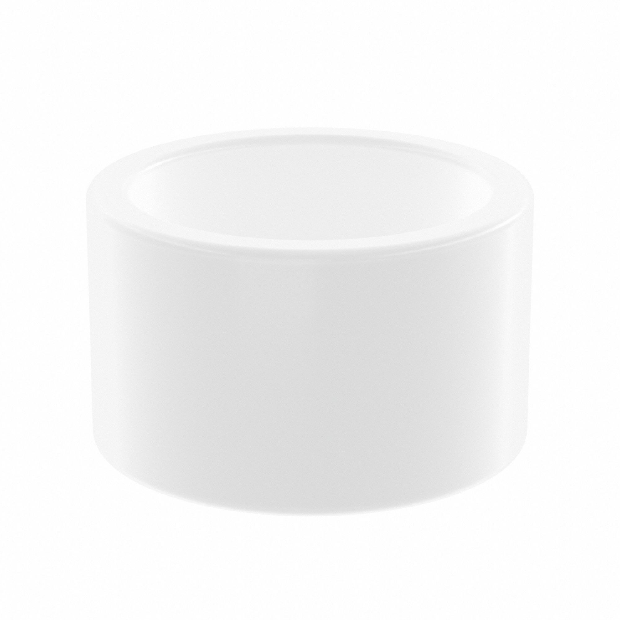 Sleeve Bearing: Glass-Filled PTFE, 1/2 in Bore, 5/8 in OD, 3/8 in Overall Lg, White, 5 PK
