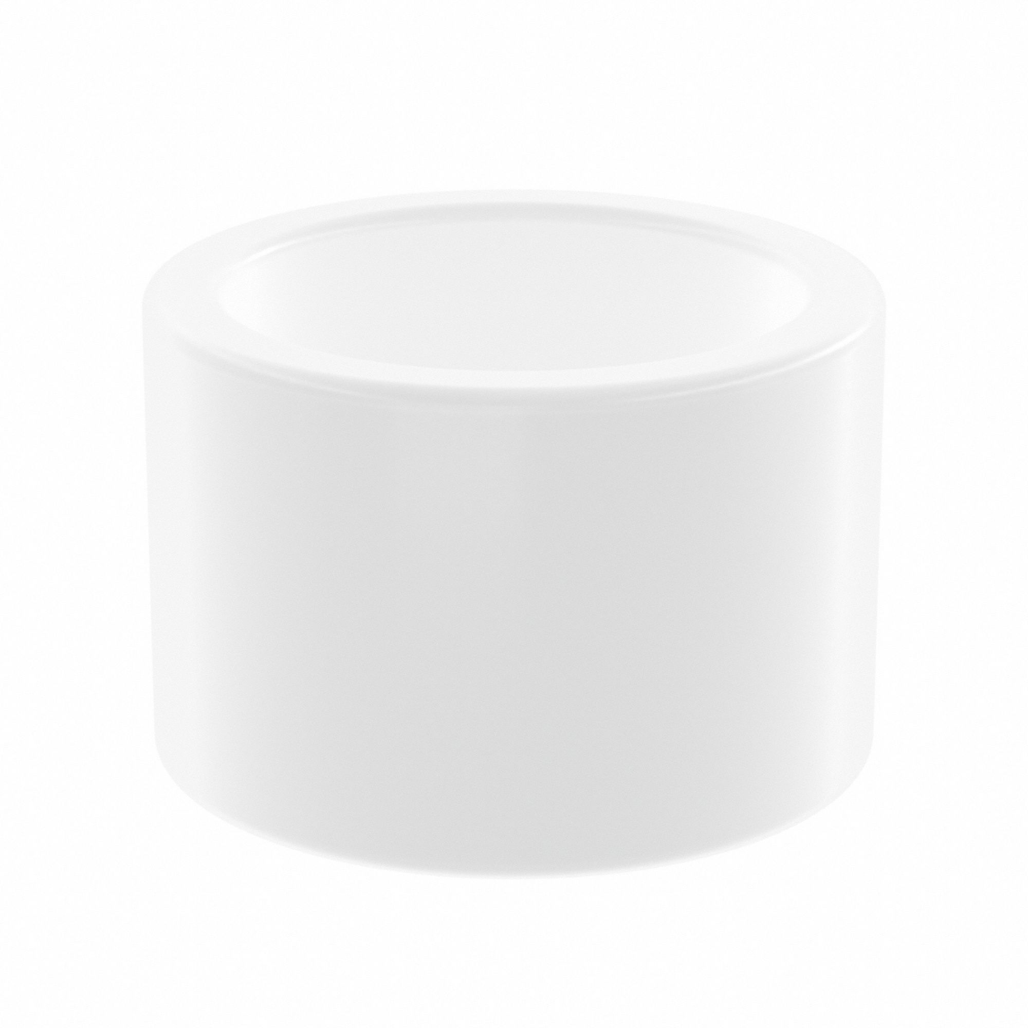 Sleeve Bearing: Glass-Filled PTFE, 7/8 in Bore, 1 1/8 in OD, 3/4 in Overall Lg, White