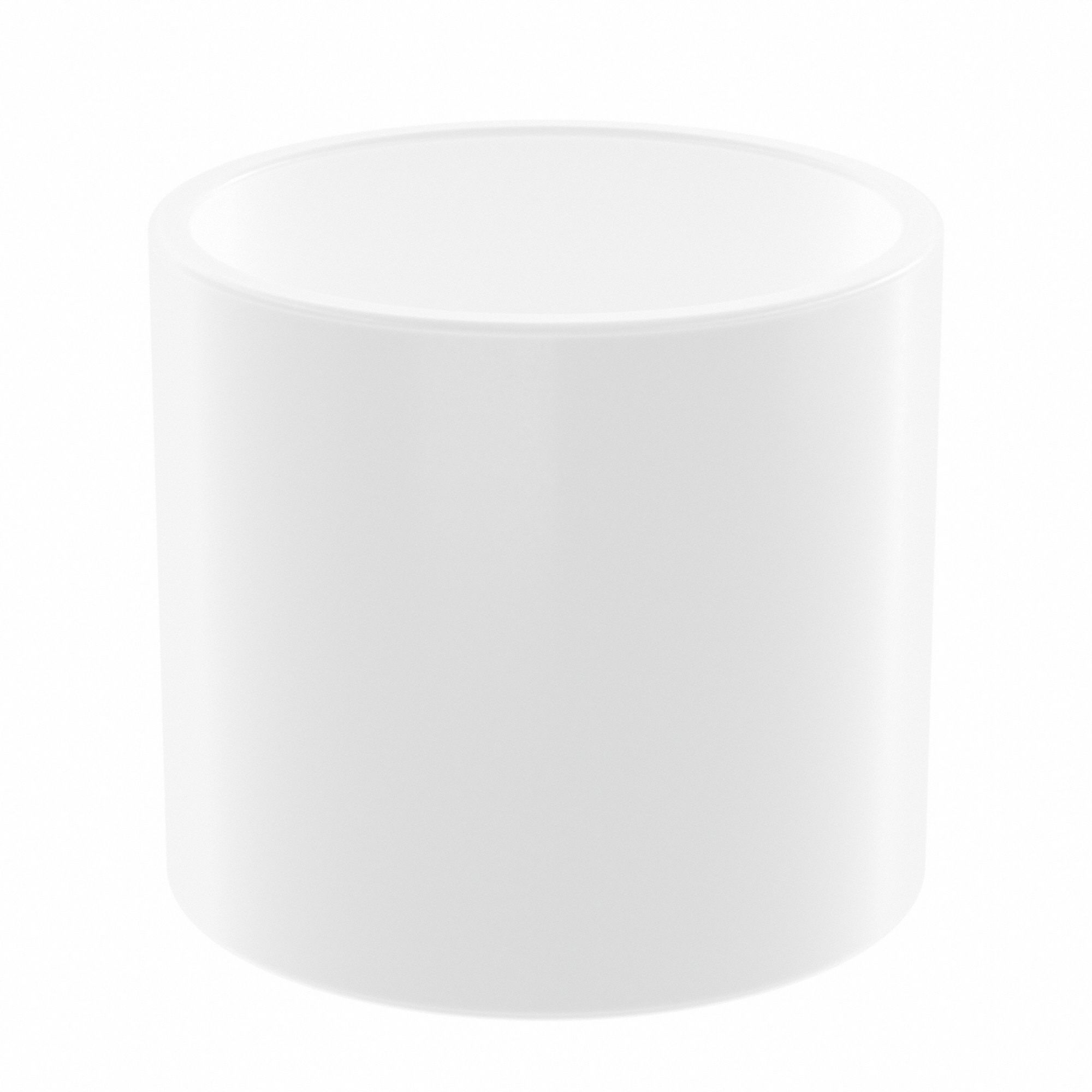 Sleeve Bearing: Glass-Filled PTFE, 1 in Bore, 1 1/8 in OD, 1 in Overall Lg, White