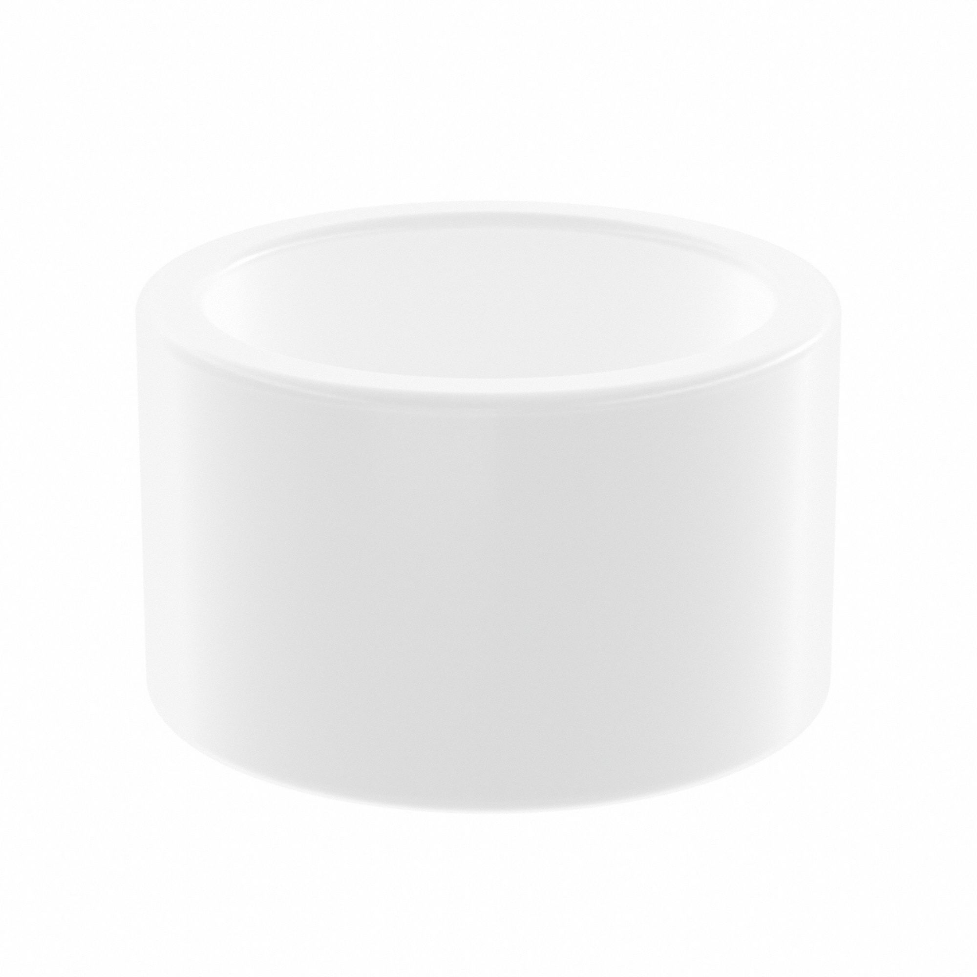 Sleeve Bearing: Glass-Filled PTFE, 1 in Bore, 1 1/4 in OD, 3/4 in Overall Lg, White