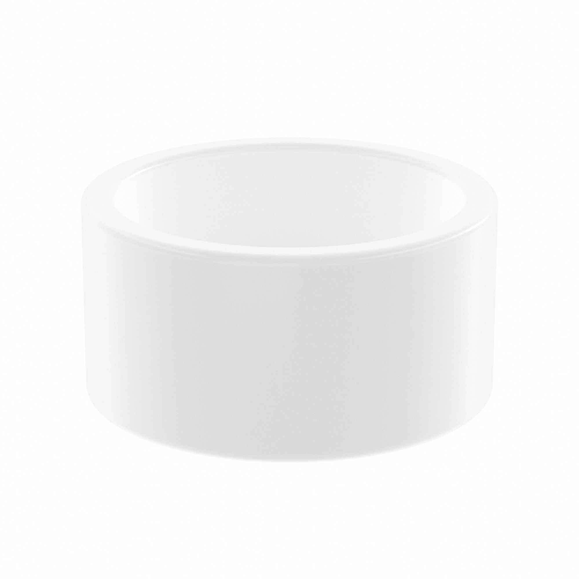 Sleeve Bearing: Glass-Filled PTFE, 1 1/4 in Bore, 1 1/2 in OD, 3/4 in Overall Lg, White