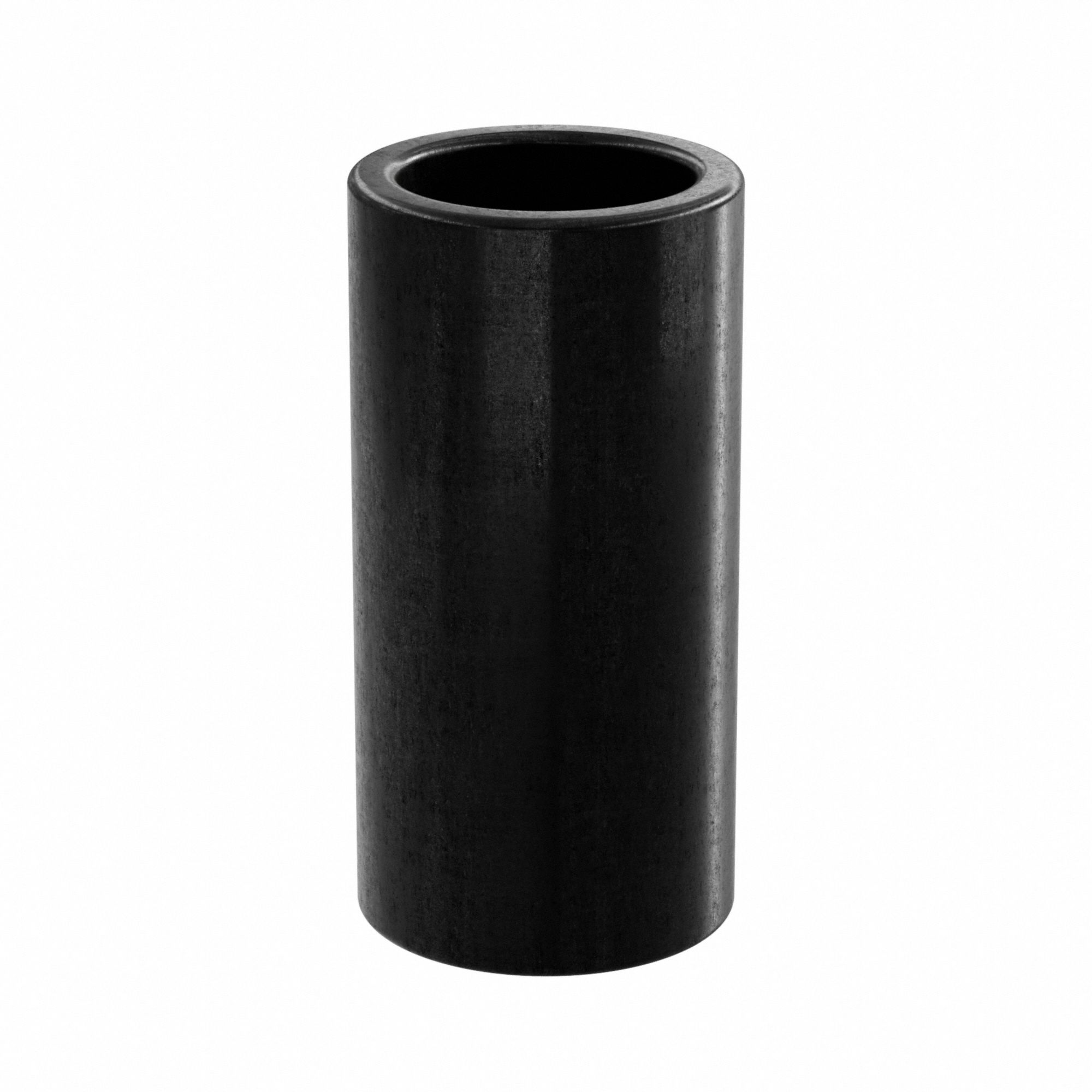 Sleeve Bearing: PEEK, 3/16 in Bore, 1/4 in OD, 1/2 in Overall Lg, Black, 10 PK