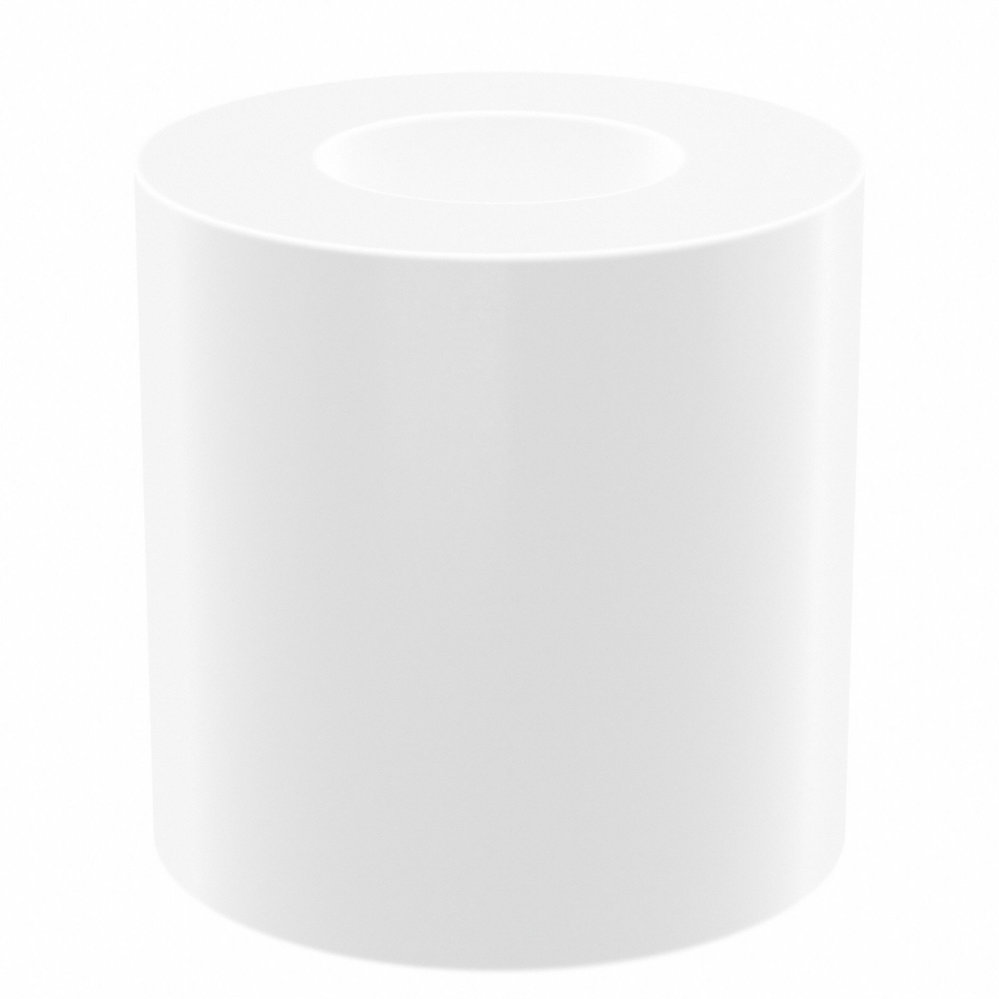 Sleeve Bearing: PTFE, 1/8 in Bore, 1/4 in OD, 1/4 in Overall Lg, White, -325°F to 500°F, 5 PK