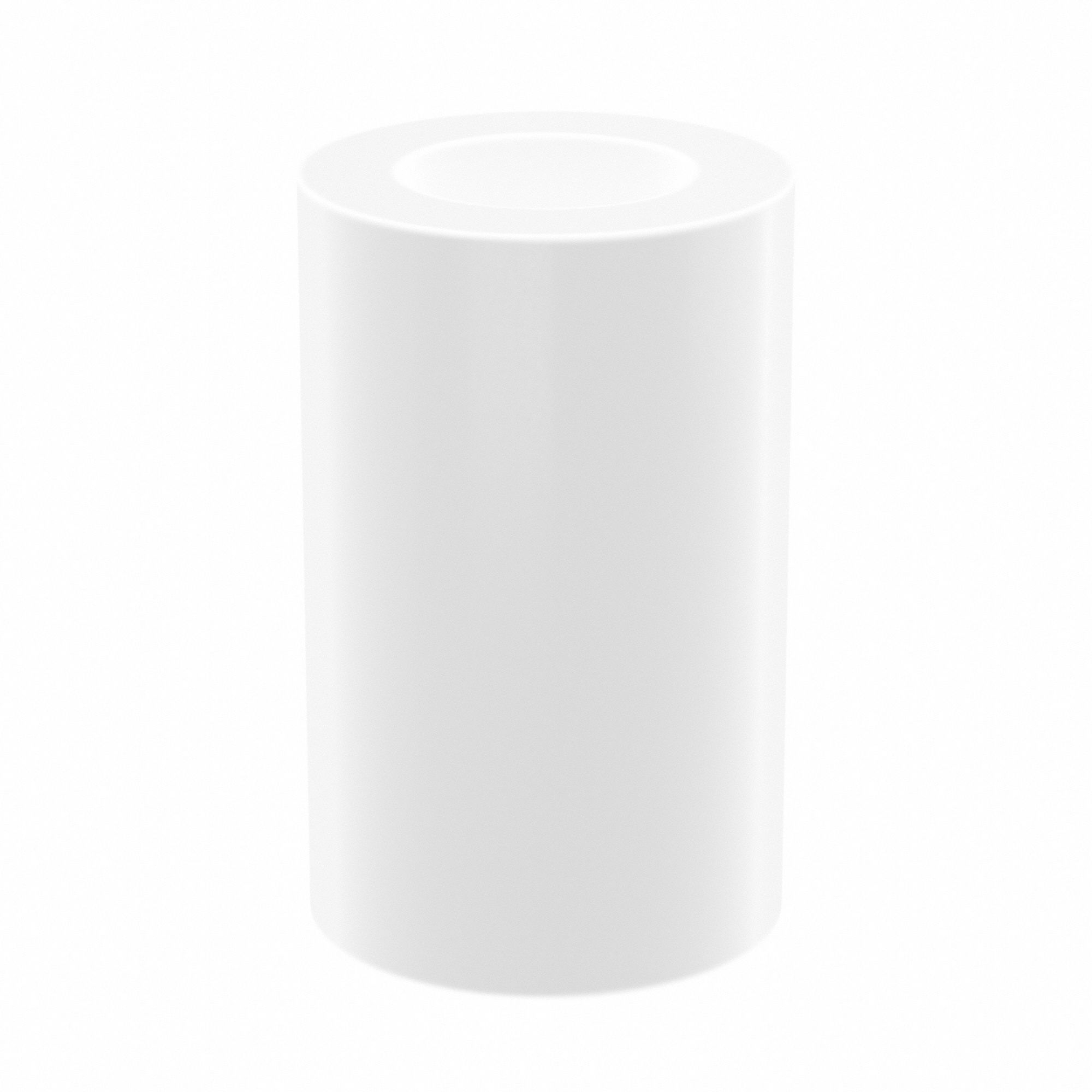 Sleeve Bearing: PTFE, 3/16 in Bore, 5/16 in OD, 1/2 in Overall Lg, White, 10 PK