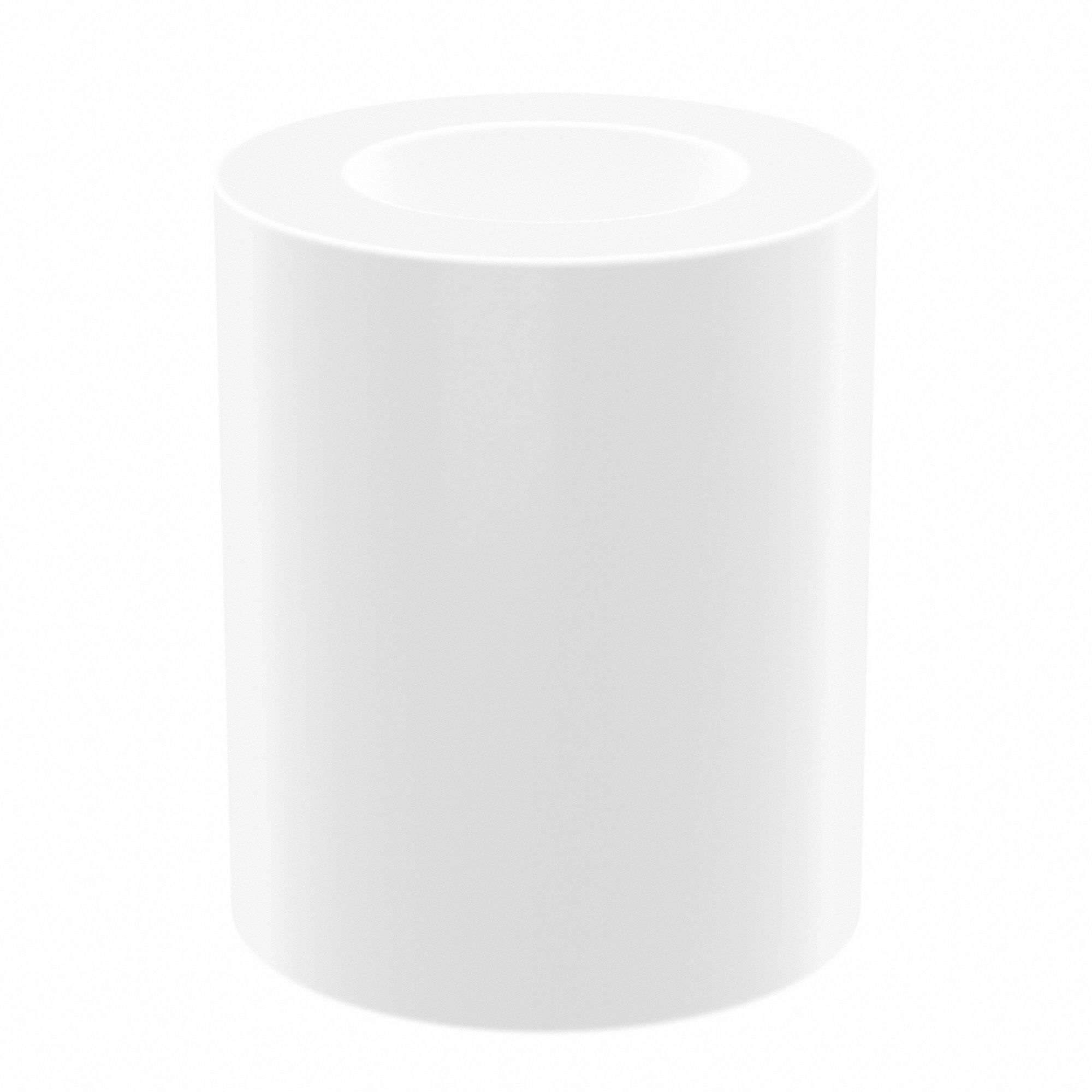 Sleeve Bearing: PTFE, 3/8 in Bore, 5/8 in OD, 3/4 in Overall Lg, White, -325°F to 500°F, 5 PK