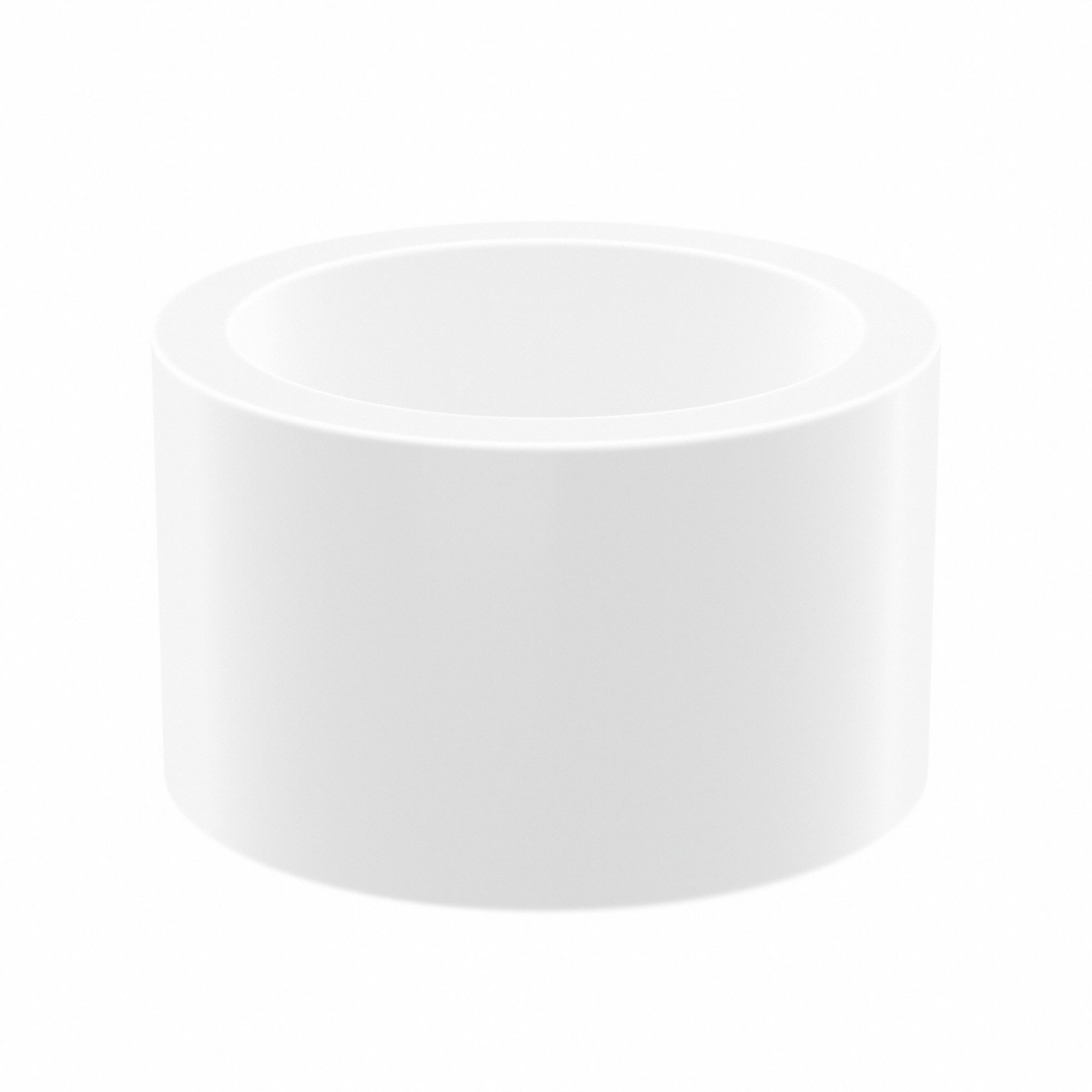 Sleeve Bearing: PTFE, 1/2 in Bore, 5/8 in OD, 3/8 in Overall Lg, White, 10 PK