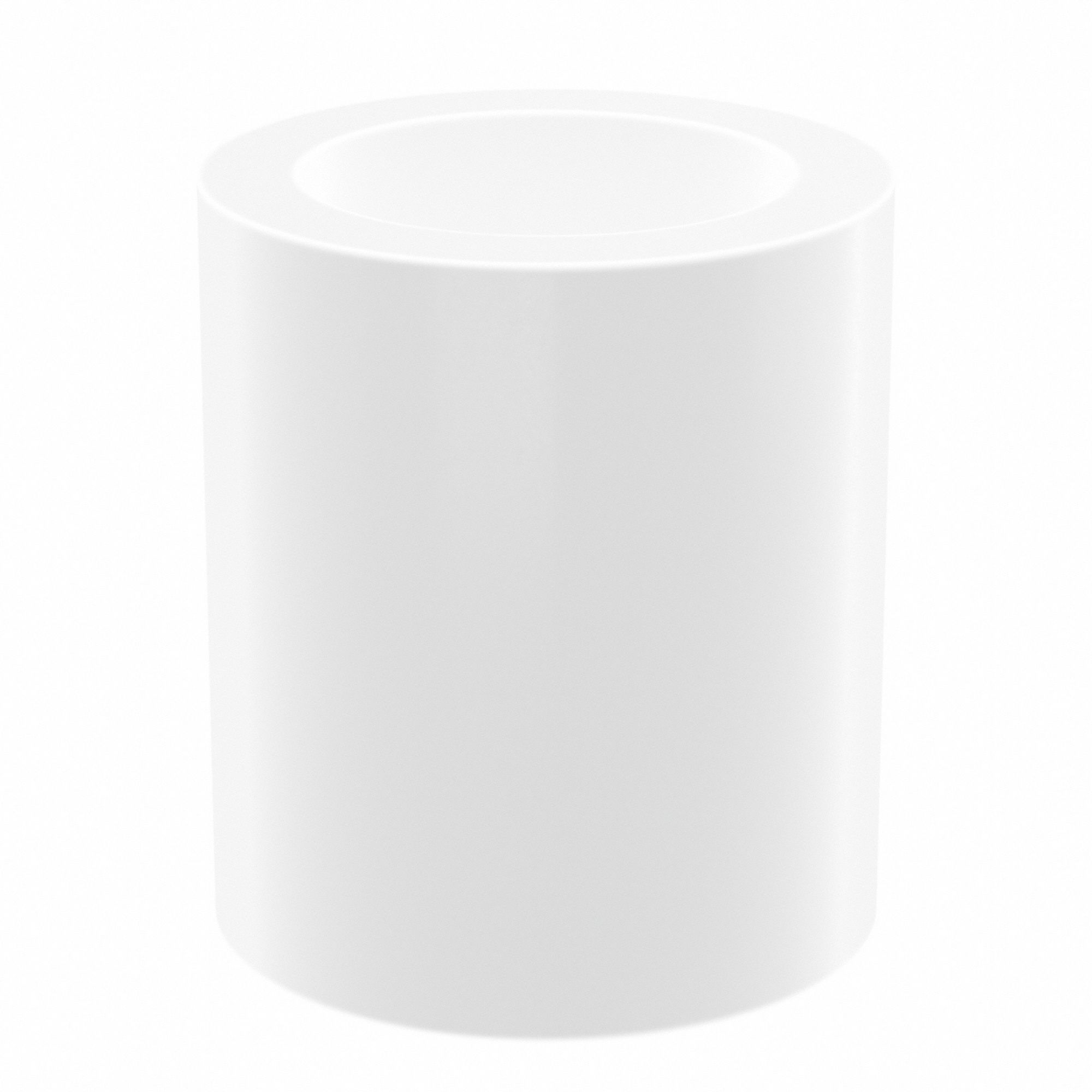 Sleeve Bearing: PTFE, 5/8 in Bore, 7/8 in OD, 1 in Overall Lg, White, -325°F to 500°F, 5 PK