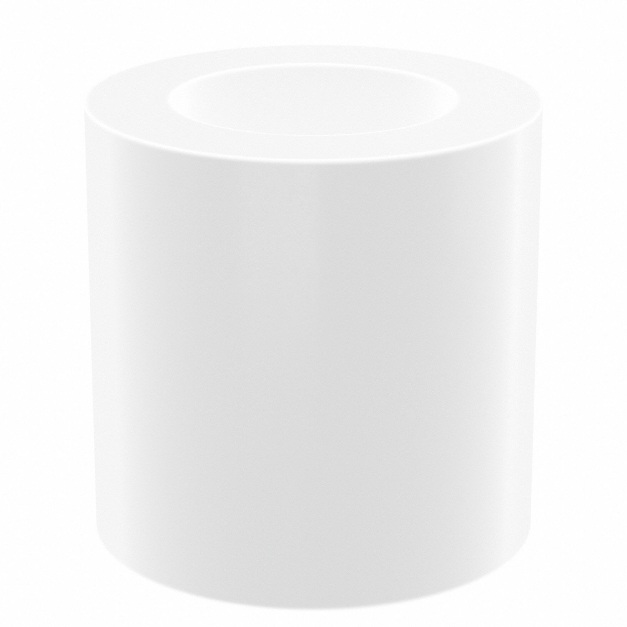 Sleeve Bearing: PTFE, 10 mm Bore, 16 mm OD, 16 mm Overall Lg, White, -325°F to 500°F, 10 PK