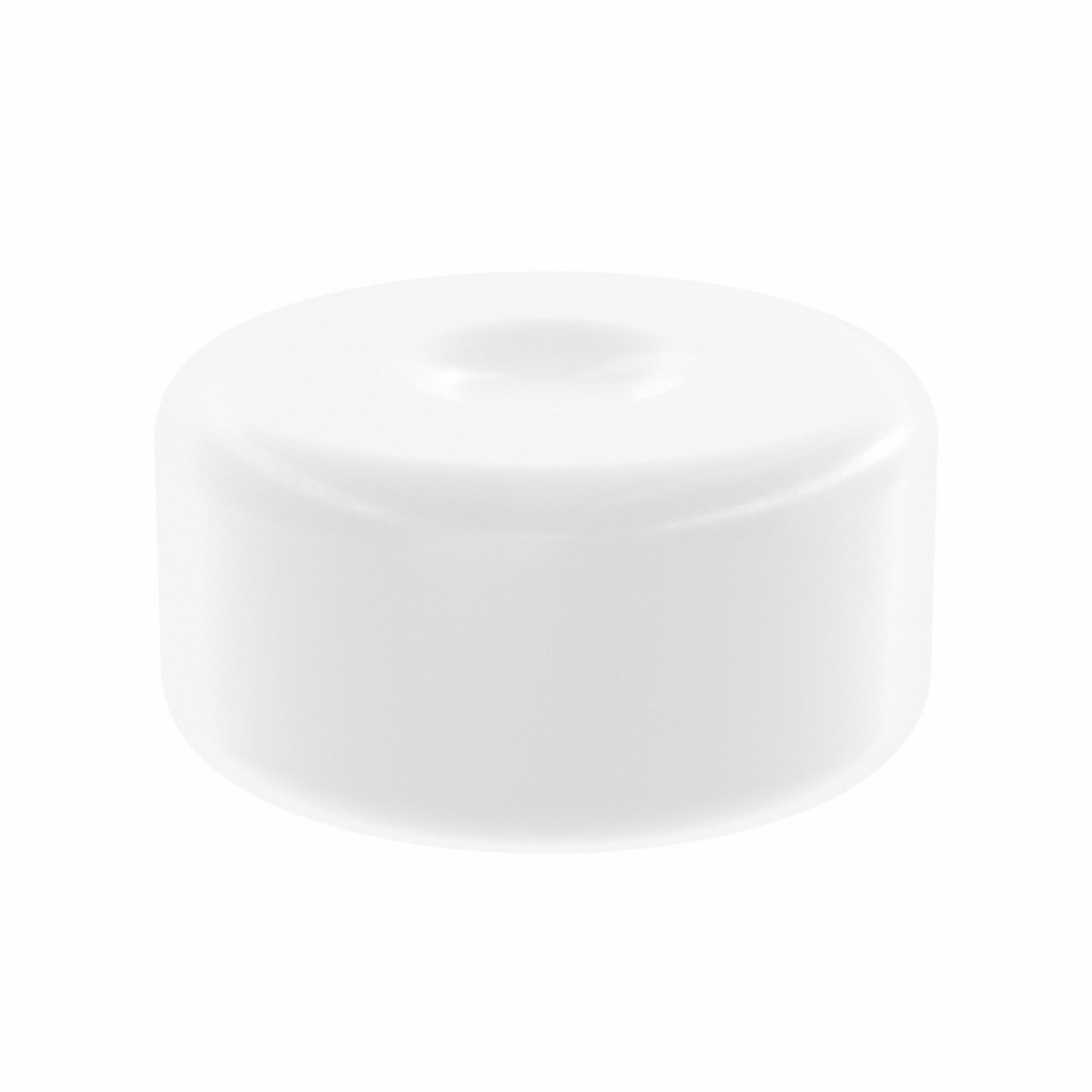 Sleeve Bearing: Acetal, 1/8 in Bore, 1/2 in OD, 1/4 in Overall Lg, White, 10 PK