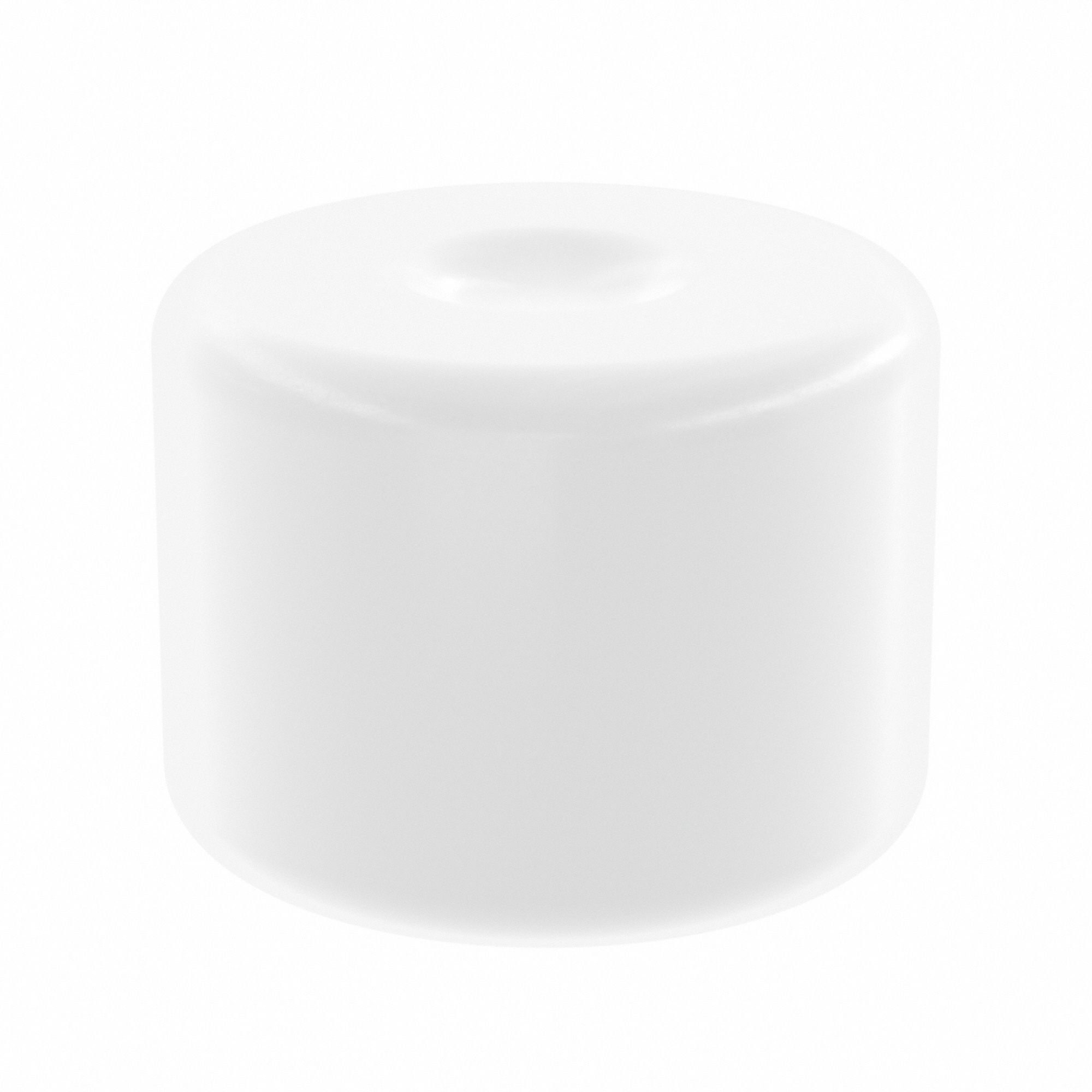 Sleeve Bearing: Acetal, 1/8 in Bore, 1/2 in OD, 3/8 in Overall Lg, White, 10 PK