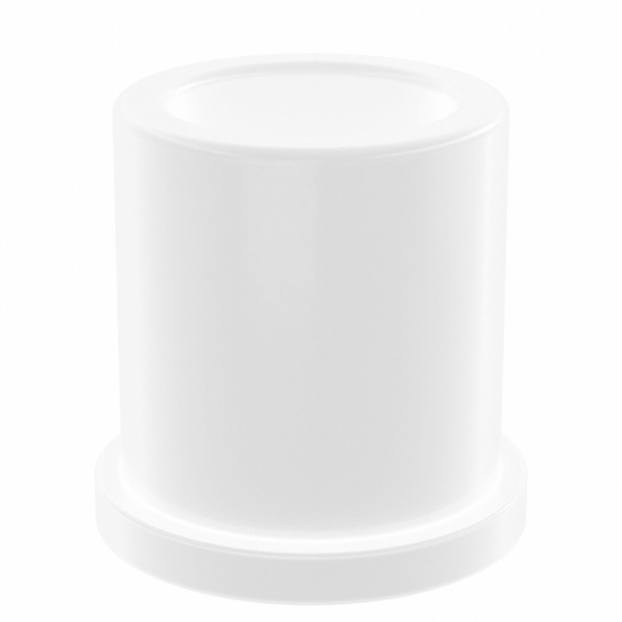 Flanged Sleeve Bearing: Acetal, 5/8 in Bore, 7/8 in OD, 1 in Overall Lg, White, 5 PK