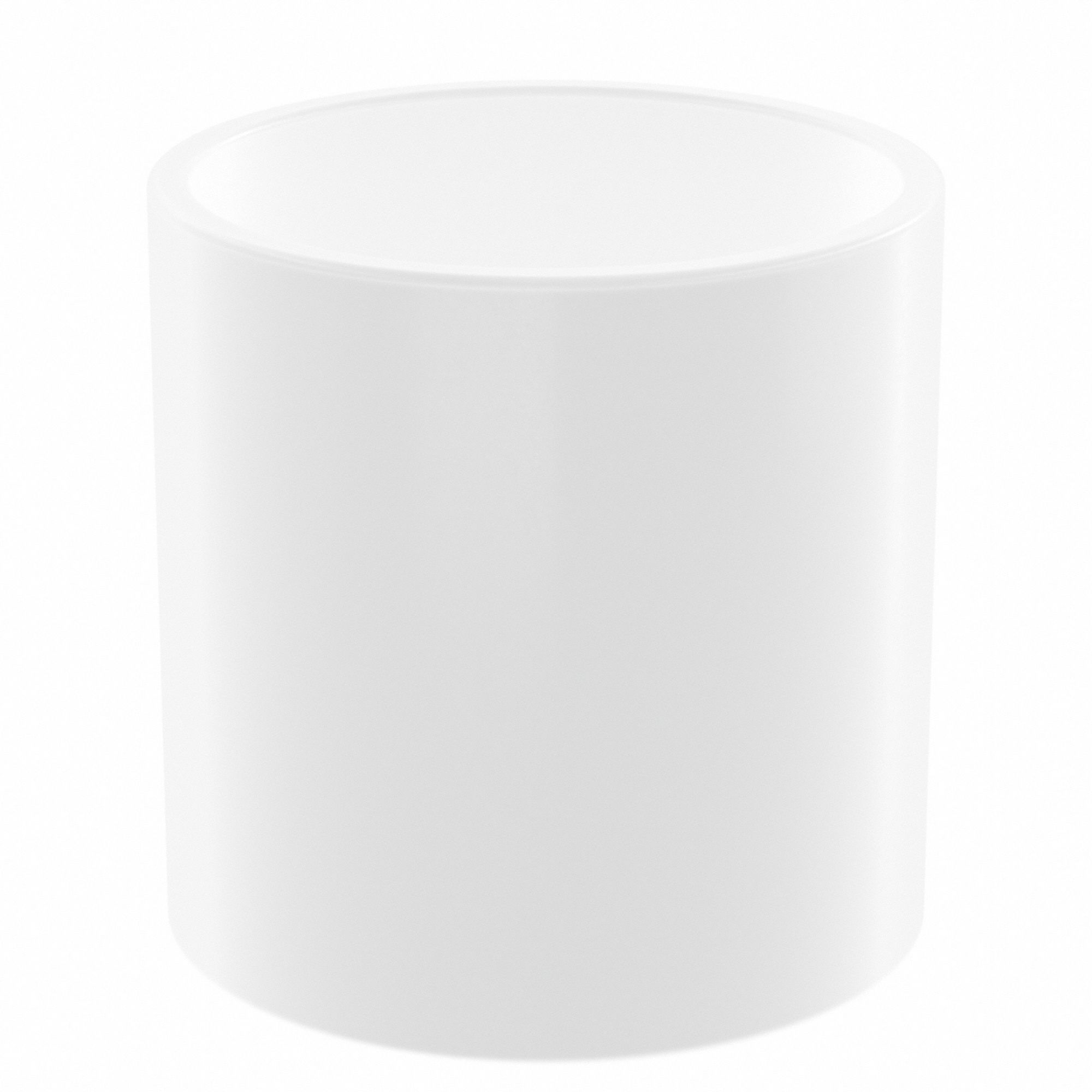 Flanged Sleeve Bearing: Acetal, 1 in Bore, 1 1/8 in OD, 1 1/8 in Overall Lg, White, 10 PK